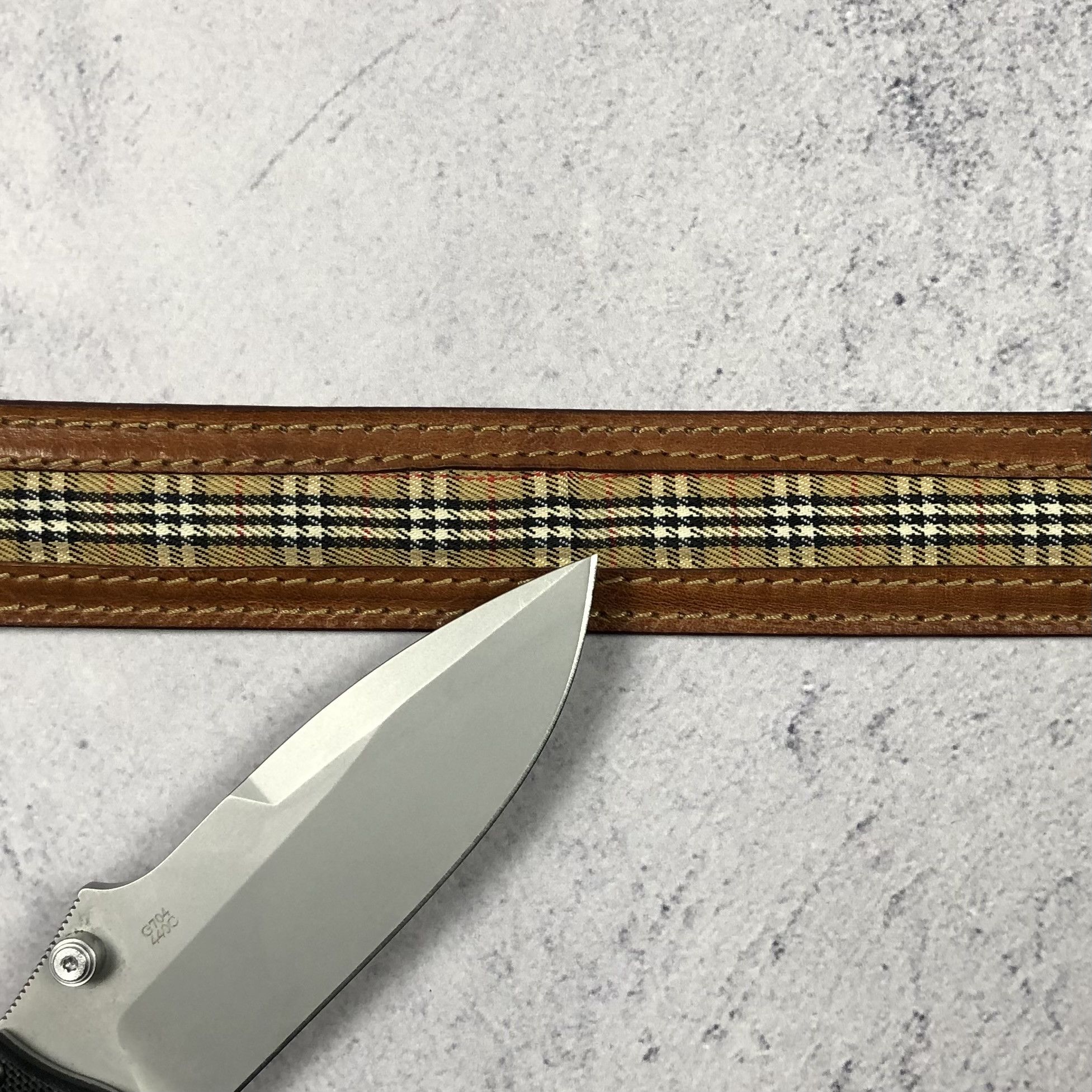 Burberry Vintage 90s Burberrys Nova Check Leather Belt Size ONE SIZE - 13 Thumbnail