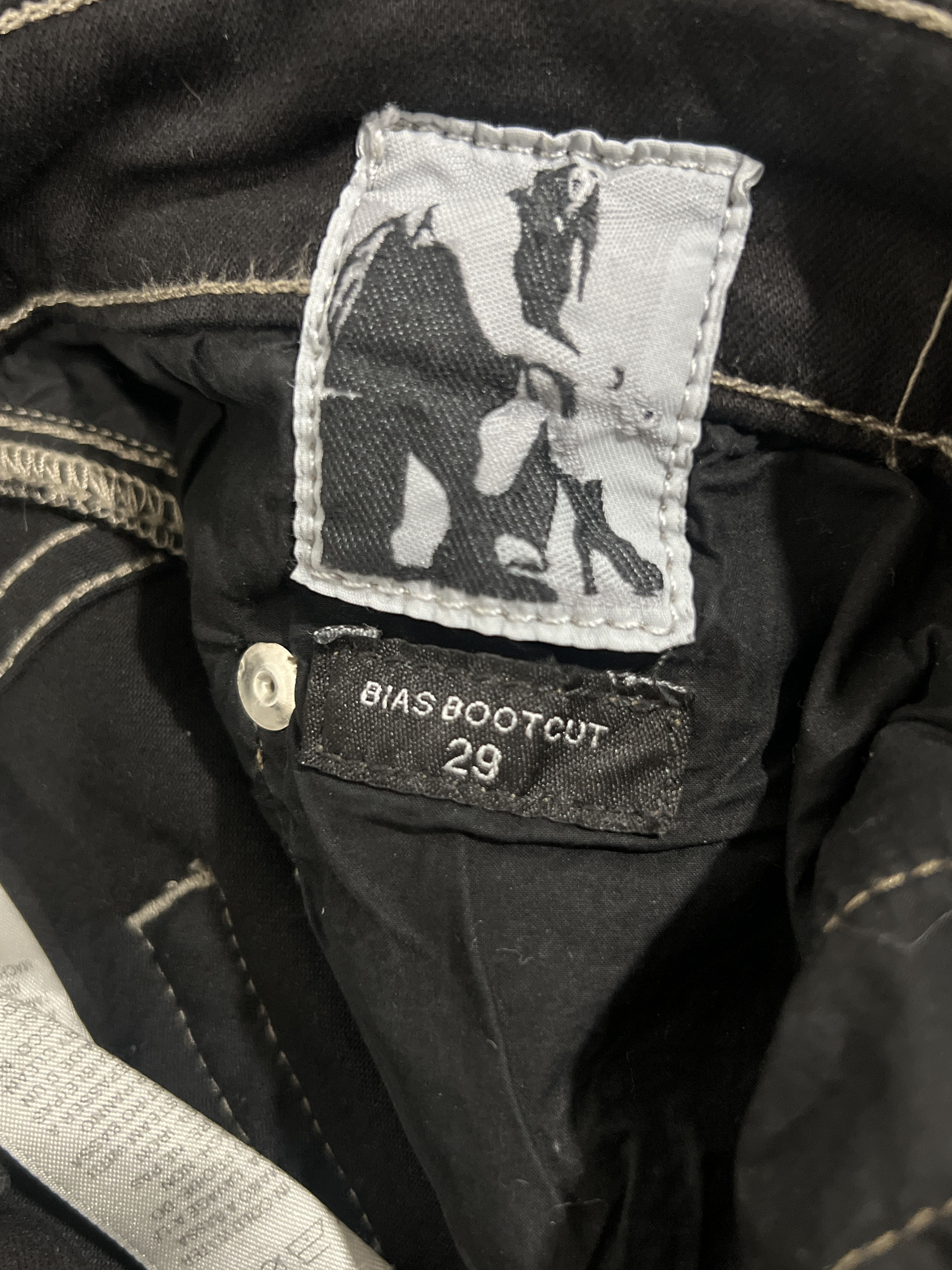 Rick Owens Rick Owen’s Waxed Bias Bolans Size US 29 - 7 Thumbnail