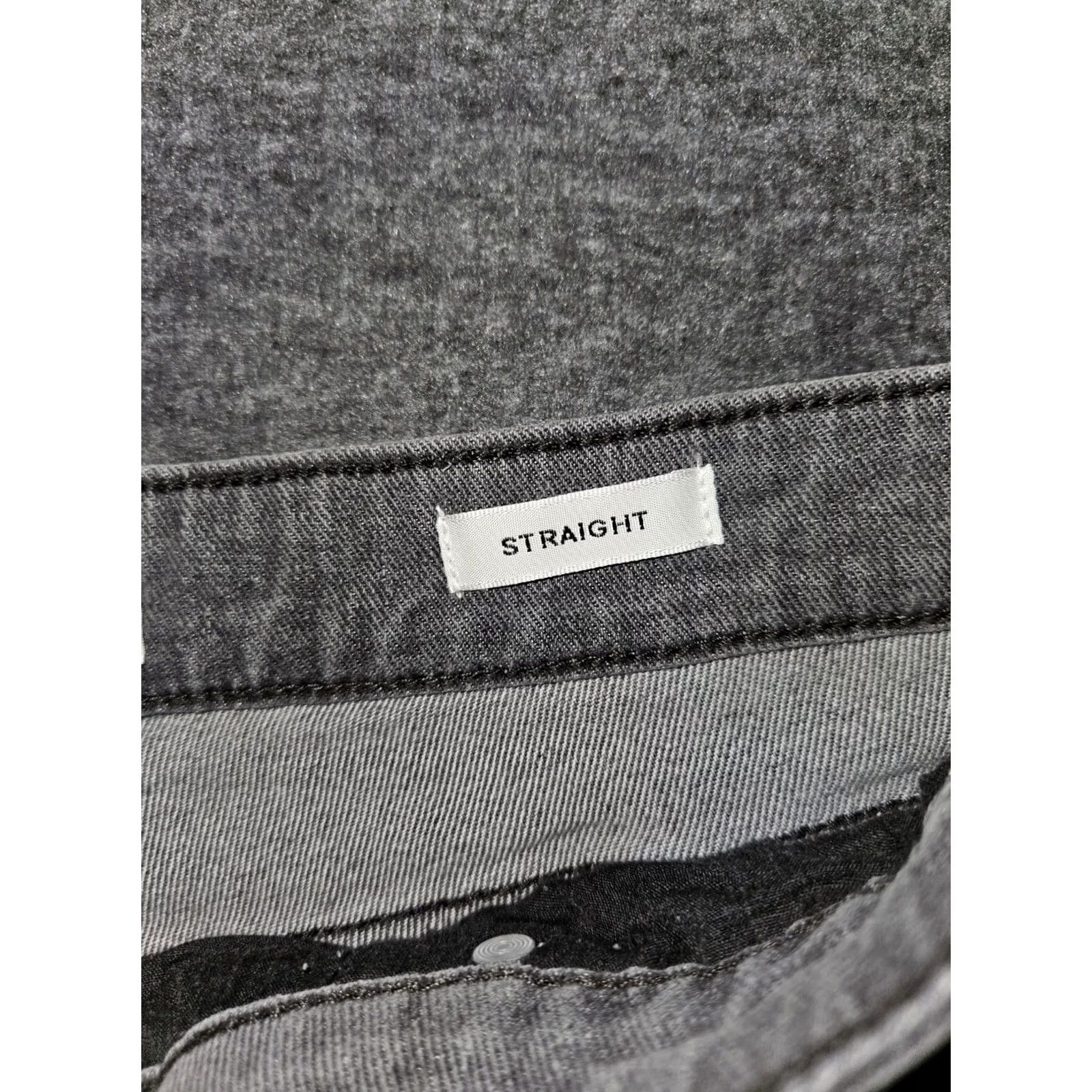 Anne Klein Anne Klein Jeans Women's 16 NWT High Rise Straight Denim 5-Pocket City Preppy Logo Black Size 38" / US 16 / IT 52 - 7 Thumbnail