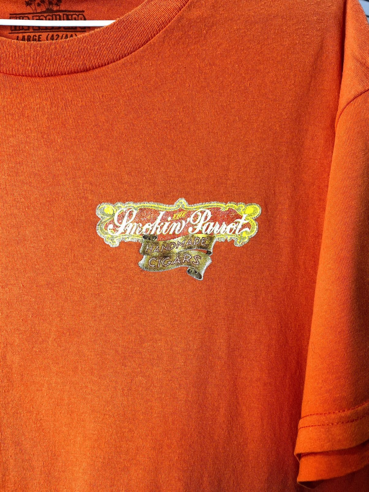 Vintage Vintage Smoking Parrot Handmade Cigars T Shirt Size US L / EU 52-54 / 3 - 4 Thumbnail
