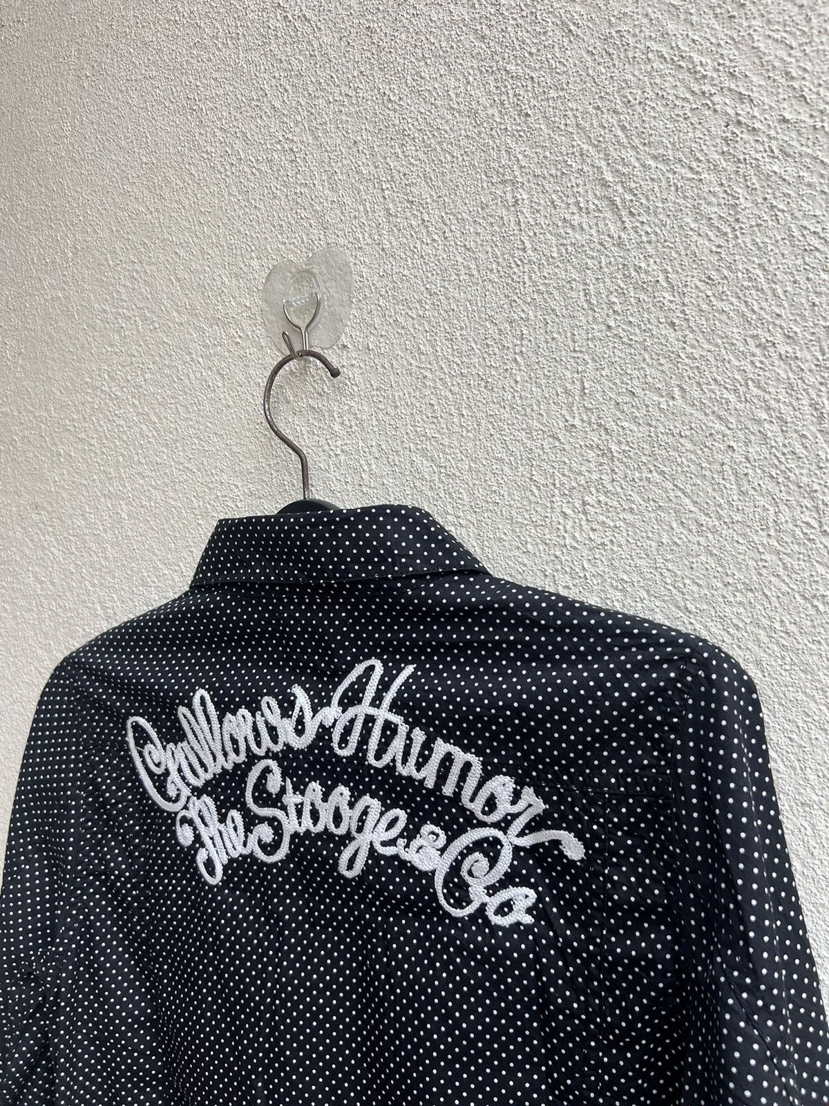Vintage STOOGE & CO Japan Embroidery Polka Dots Light Trucker Jacket Size US S / EU 44-46 / 1 - 14 Thumbnail
