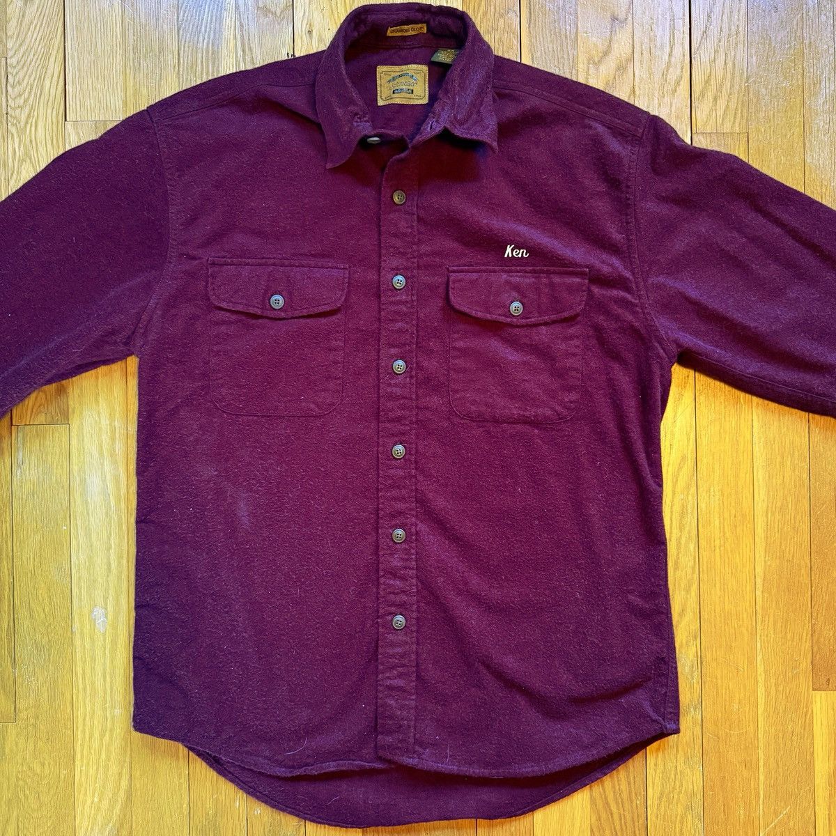 St. Johns Bay Vintage St. John’s Bay Heavyweight Chamois Cloth Shirt Size US M / EU 48-50 / 2 - 2 Thumbnail