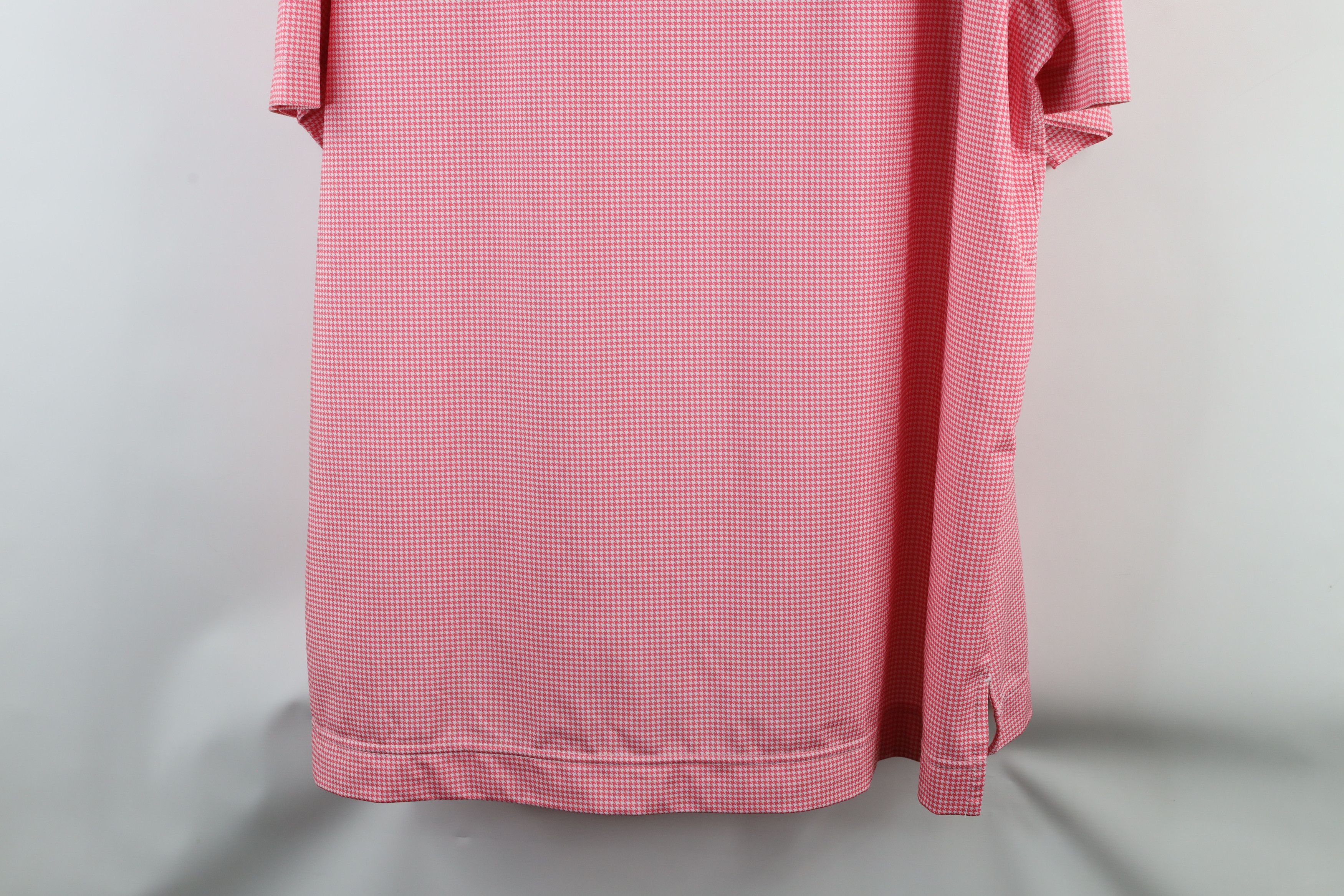 Footjoy × Vintage FootJoy Logo Stretch Houndstooth Collared Golf Polo Shirt Size US L / EU 52-54 / 3 - 9 Thumbnail