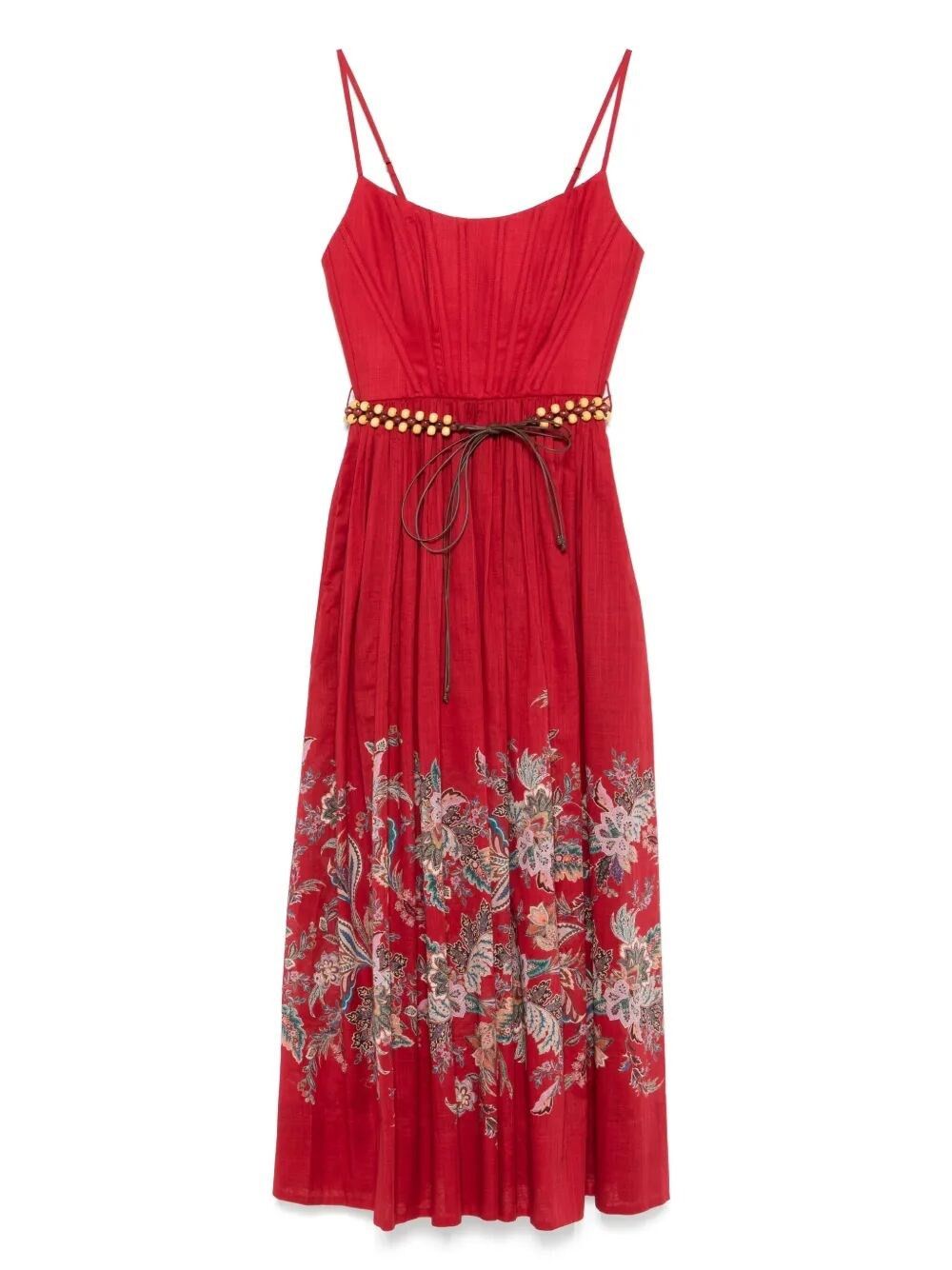 `Rhiannon Corset` Midi Dress