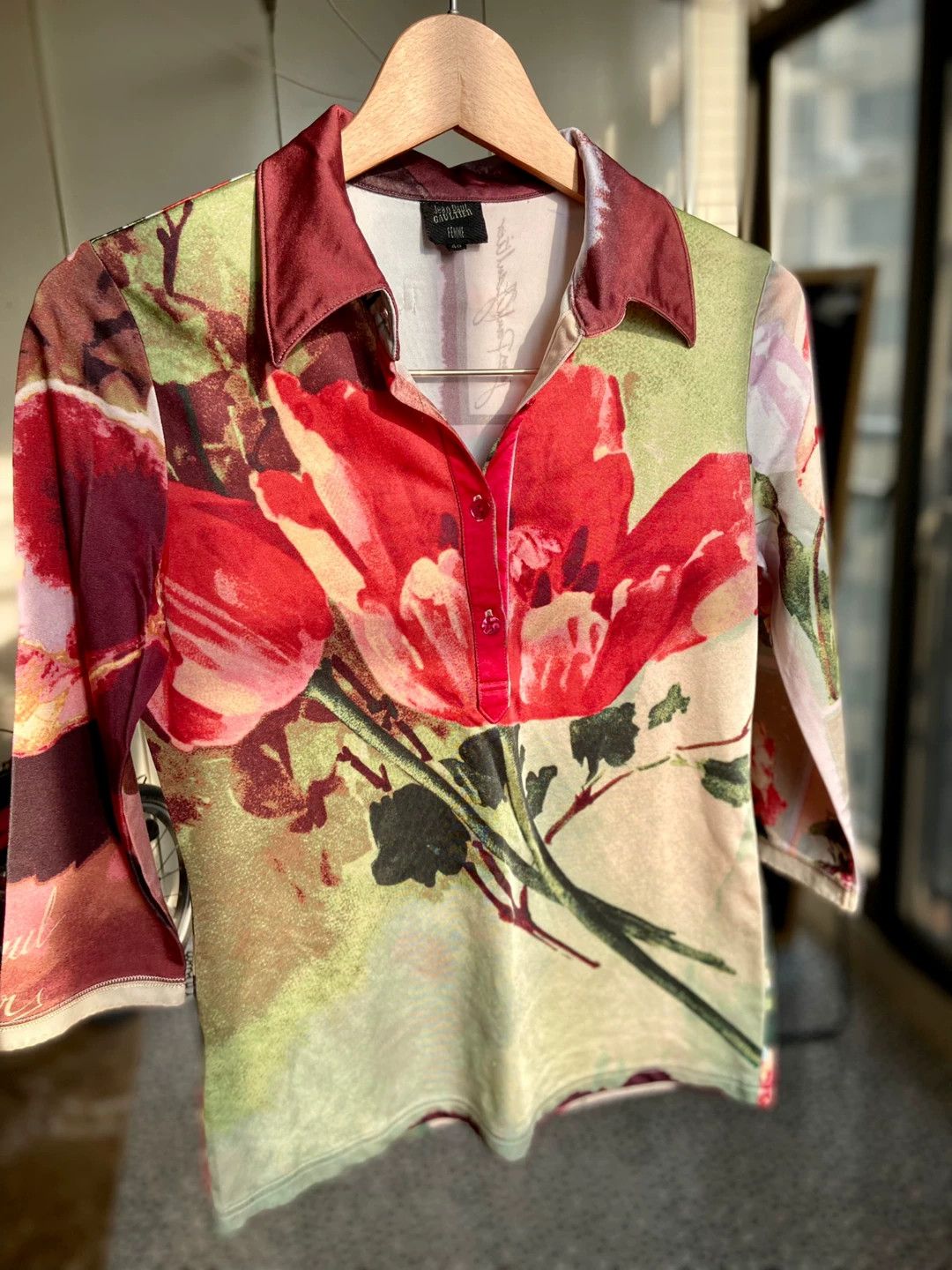Jean Paul Gaultier Jean Paul Gaultier Print Top 95% New Vibrant Color Size S / US 4 / IT 40 - 2 Thumbnail