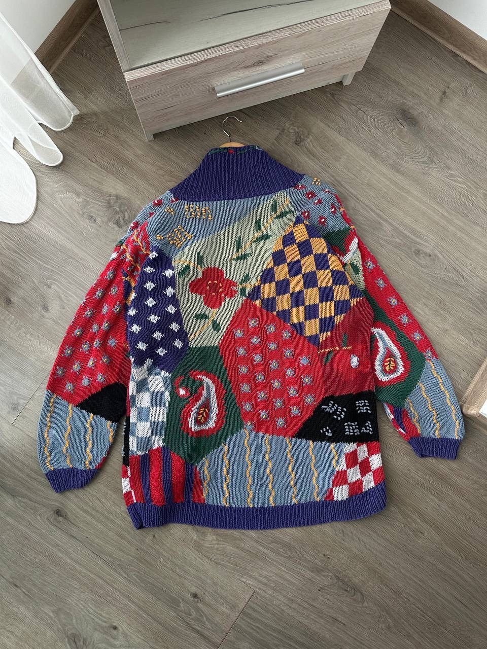 Japanese Brand × Vintage Vintage Japanese Cardigan Distressed Knit Vanessa. A Sweater Size US XL / EU 56 / 4 - 8 Thumbnail