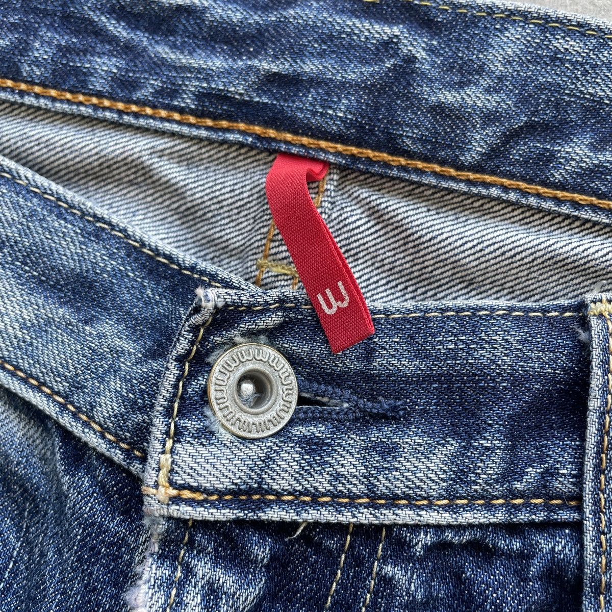 Japanese Brand Vintage Japanese Faded Distressed Jeans Denim Pants W34x30 Size US 34 / EU 50 - 7 Thumbnail