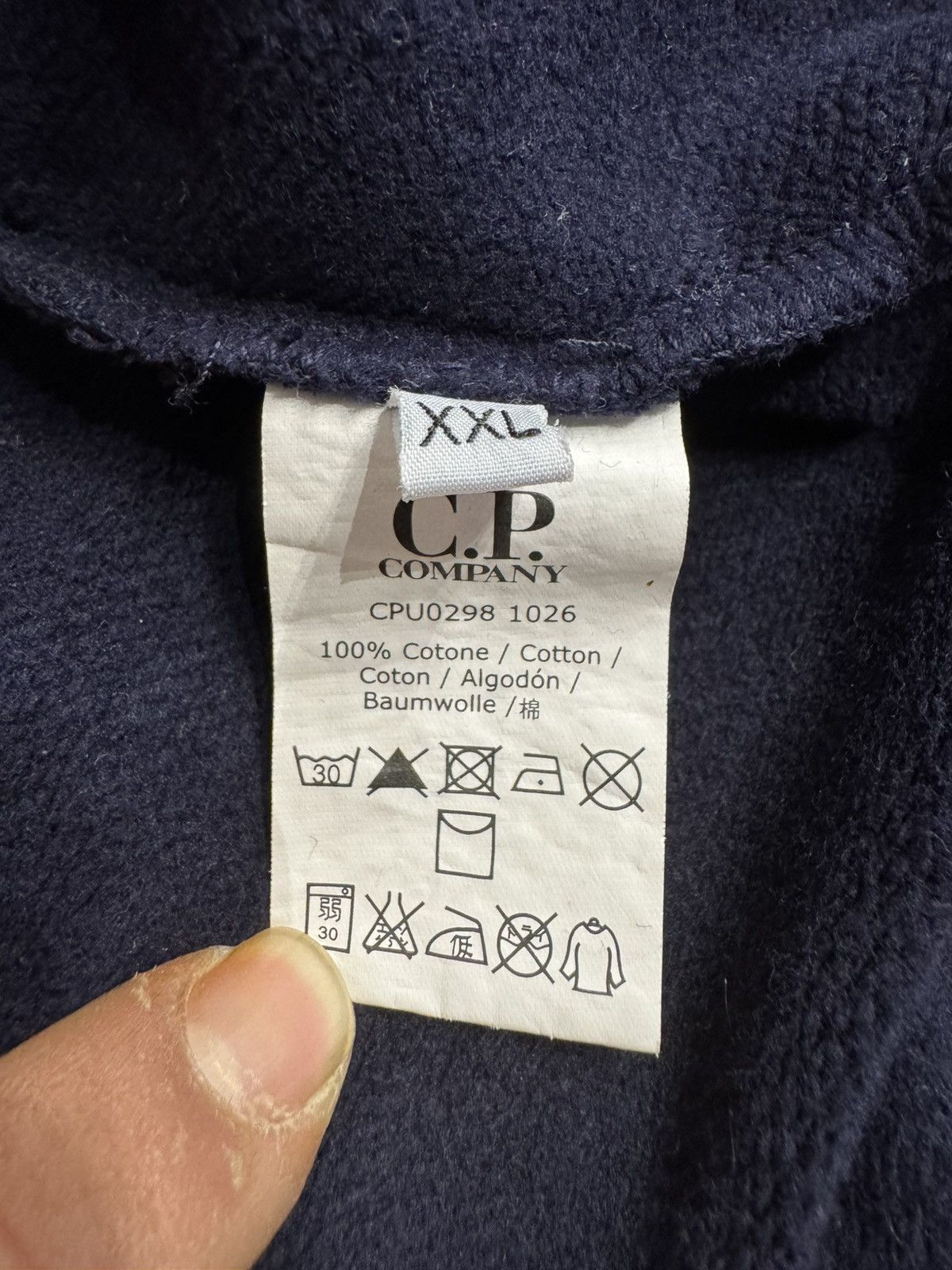 C.P. Company Vintage Early 1990 C.P. Company Cotton Cardigan Shawl Collar Size US L / EU 52-54 / 3 - 4 Thumbnail