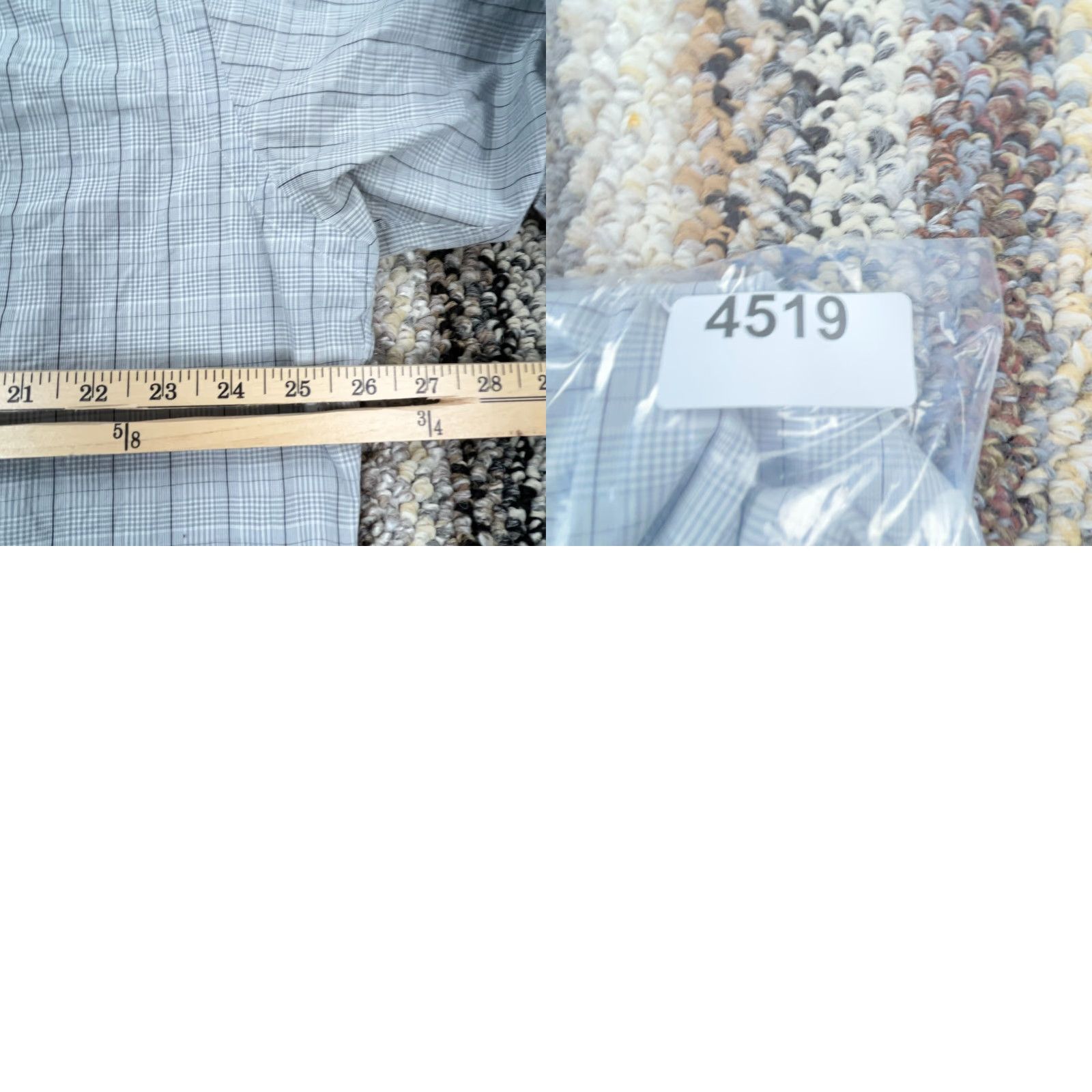 Ralph Lauren Ralph Lauren Shirt Men 17 32 Gray Button Up Glen Plaid Yarmouth Poplin XL Dress Size 46R - 8 Thumbnail