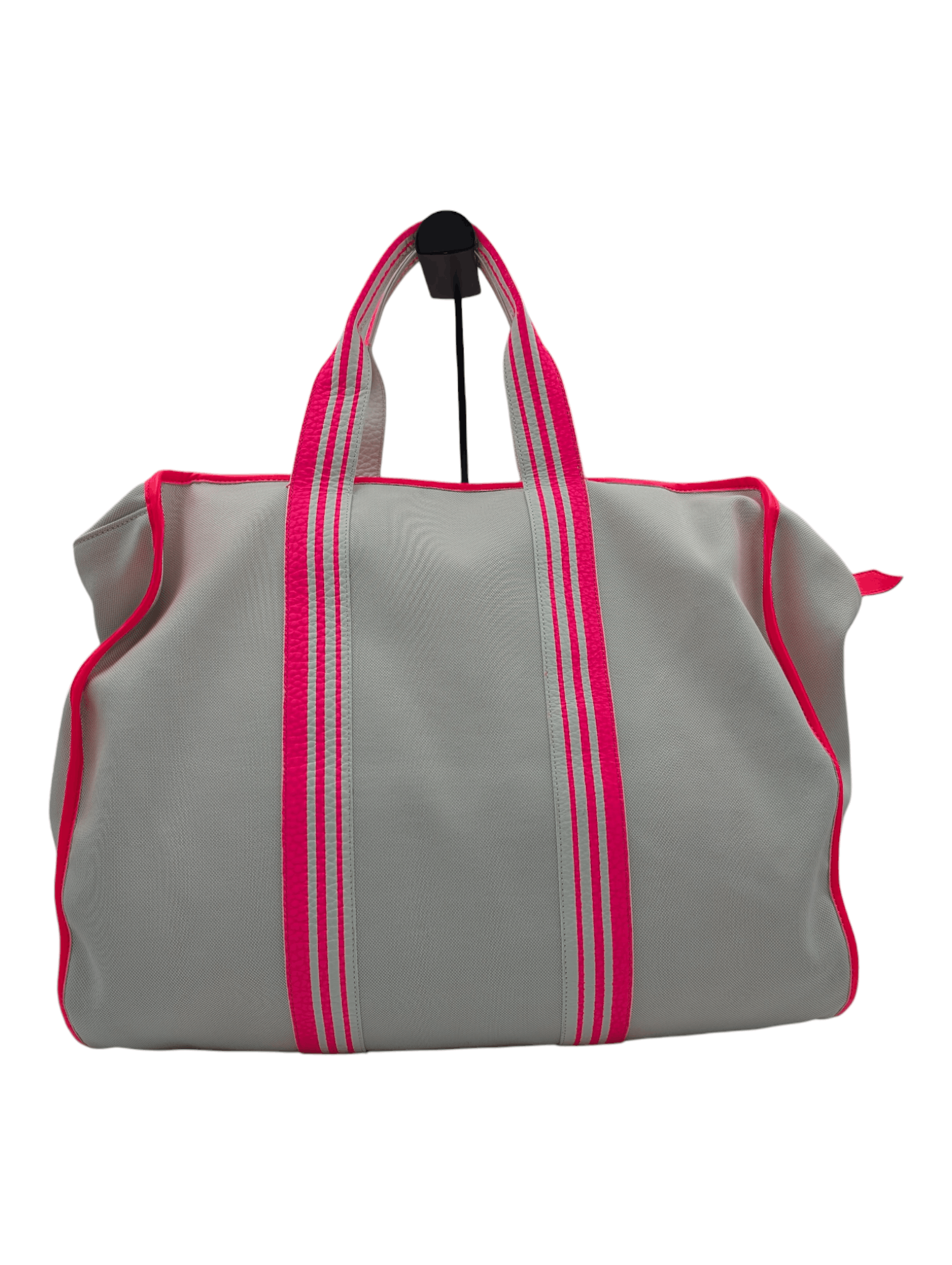 Hogan Hogan Natural And Pink Trimmed Canvas Tote Bag Size ONE SIZE - 2 Thumbnail