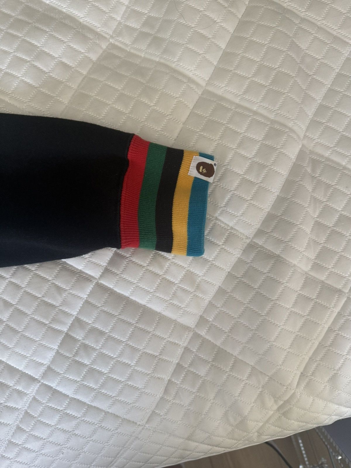 Bape World Gone Mad Black Bape Hoodie with Multi Colour Trim Size US M / EU 48-50 / 2 - 9 Thumbnail