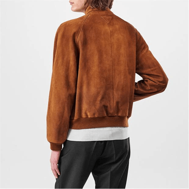 Prada Suede Bomber Jacket Size US M / EU 48-50 / 2 - 4 Thumbnail