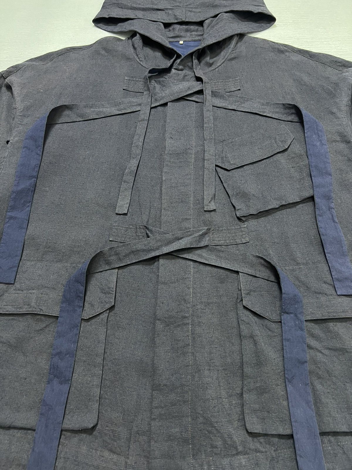 Ziggy Chen Ziggy Chen - S/S 17’ - Button Up Bondage Cotton/Linen Parka Size US S / EU 44-46 / 1 - 11 Thumbnail