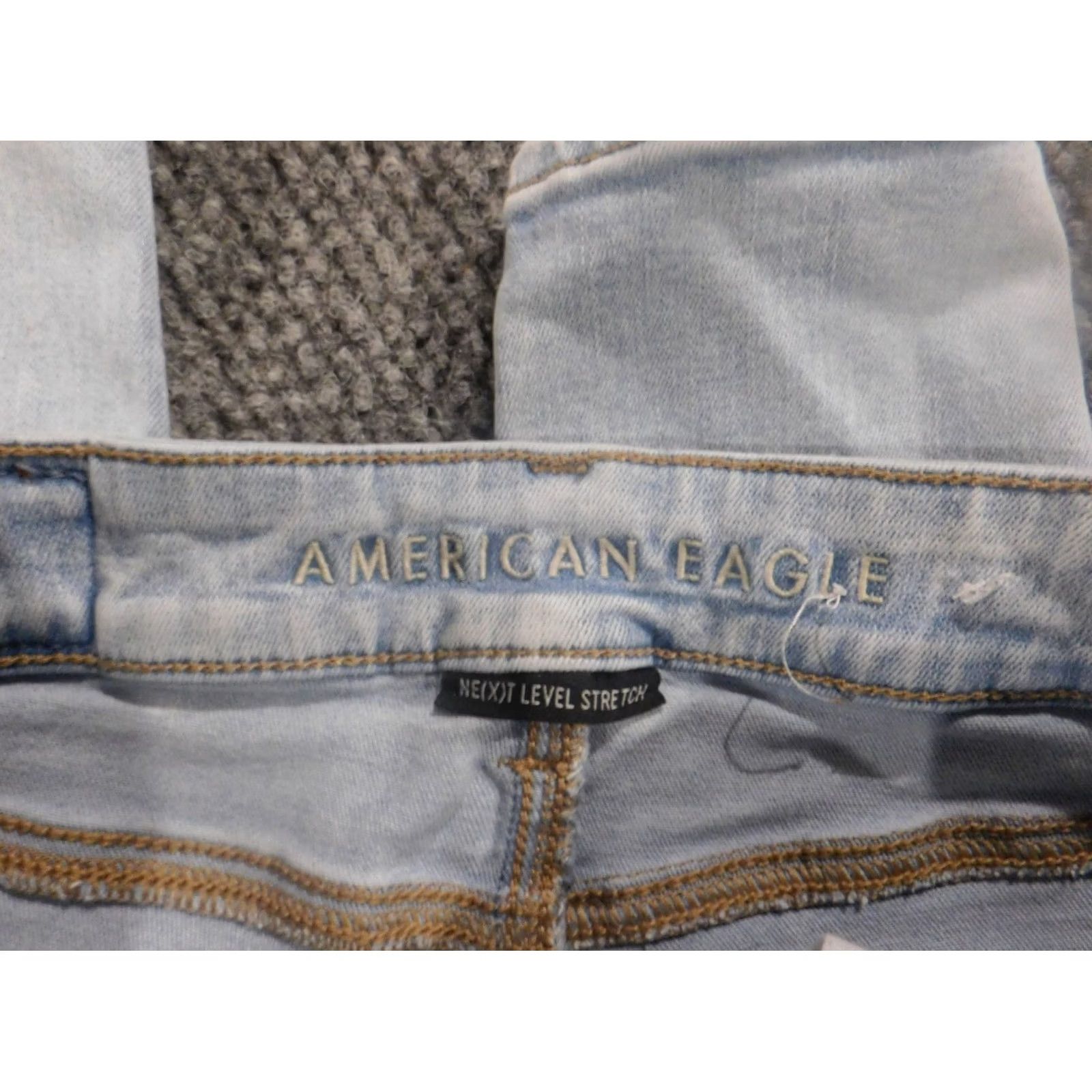 American Eagle Outfitters American Eagle Womens 0 High Rise skinny blue Jeggings Size 25" / US 0 / IT 36 - 2 Thumbnail