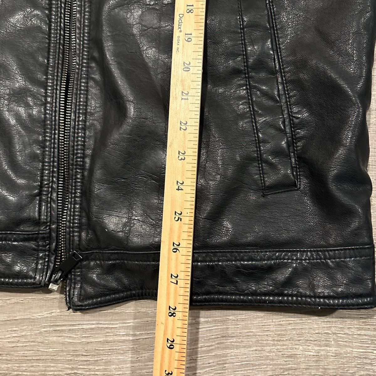 Apt. 9 Leather Black Jacket Size US L / EU 52-54 / 3 - 5 Thumbnail