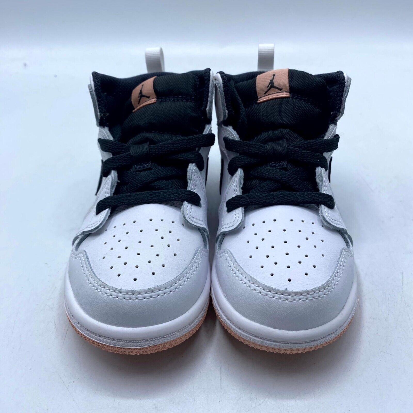 Nike NEW Nike Air Jordan 1 Mid TD White Arctic Orange 640735-180 Size US 9 / EU 42 - 4 Thumbnail
