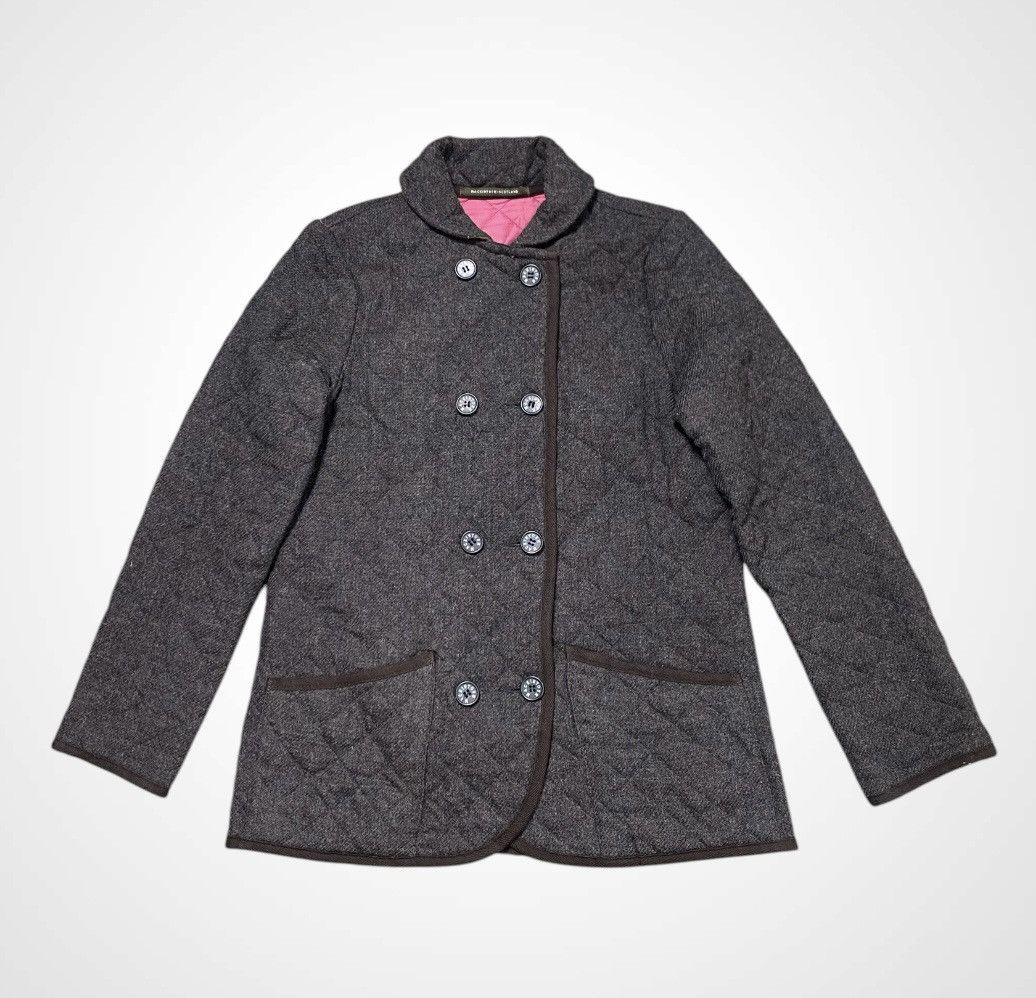 Mackintosh Rare Mackintosh Scotland Quilted Wool Jacket Size XXS / US 00 / IT 34 - 3 Thumbnail