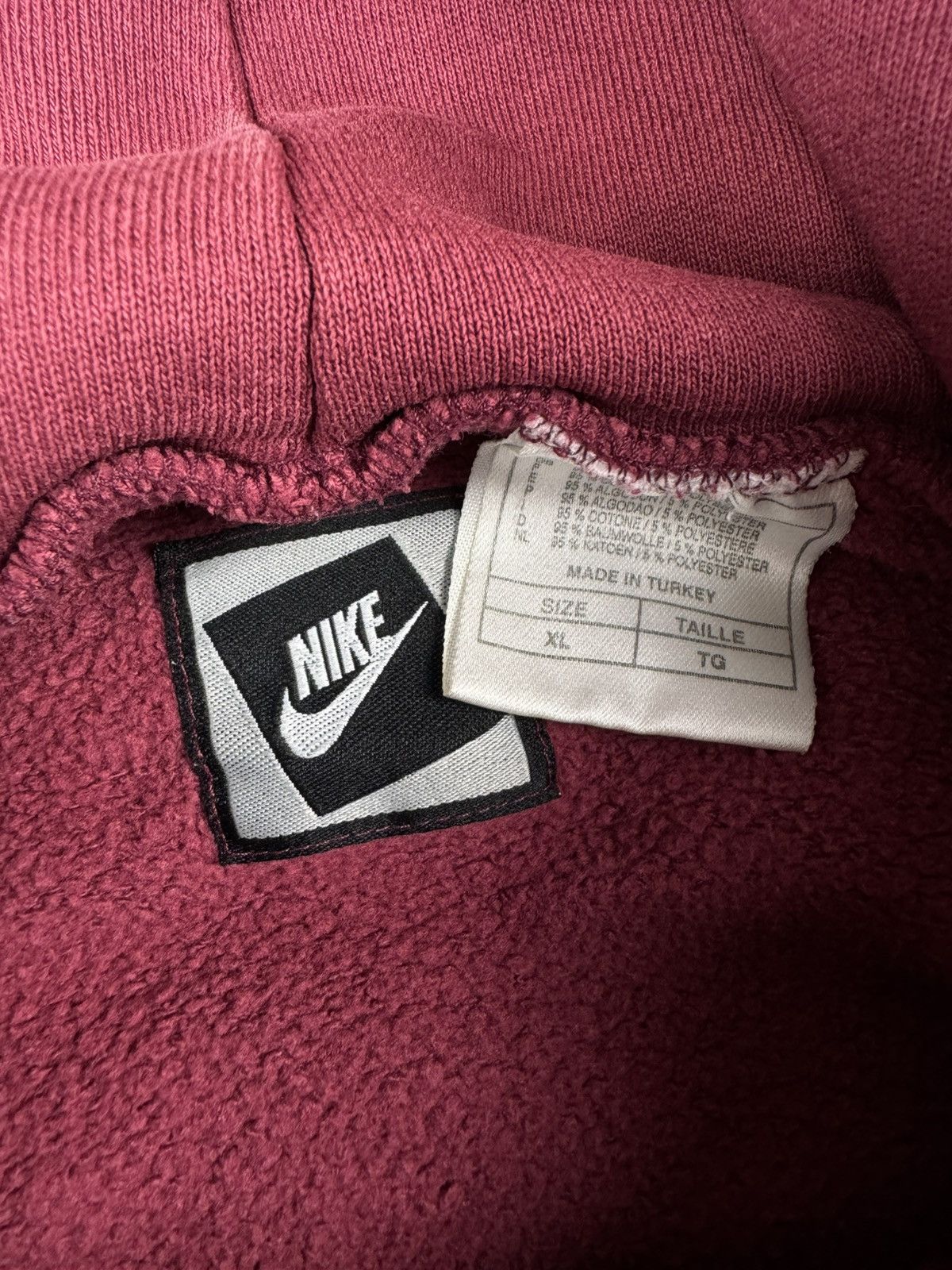 Other Vintage 90s Nike super boxy baggy hoodie basic essential Size US XL / EU 56 / 4 - 7 Thumbnail
