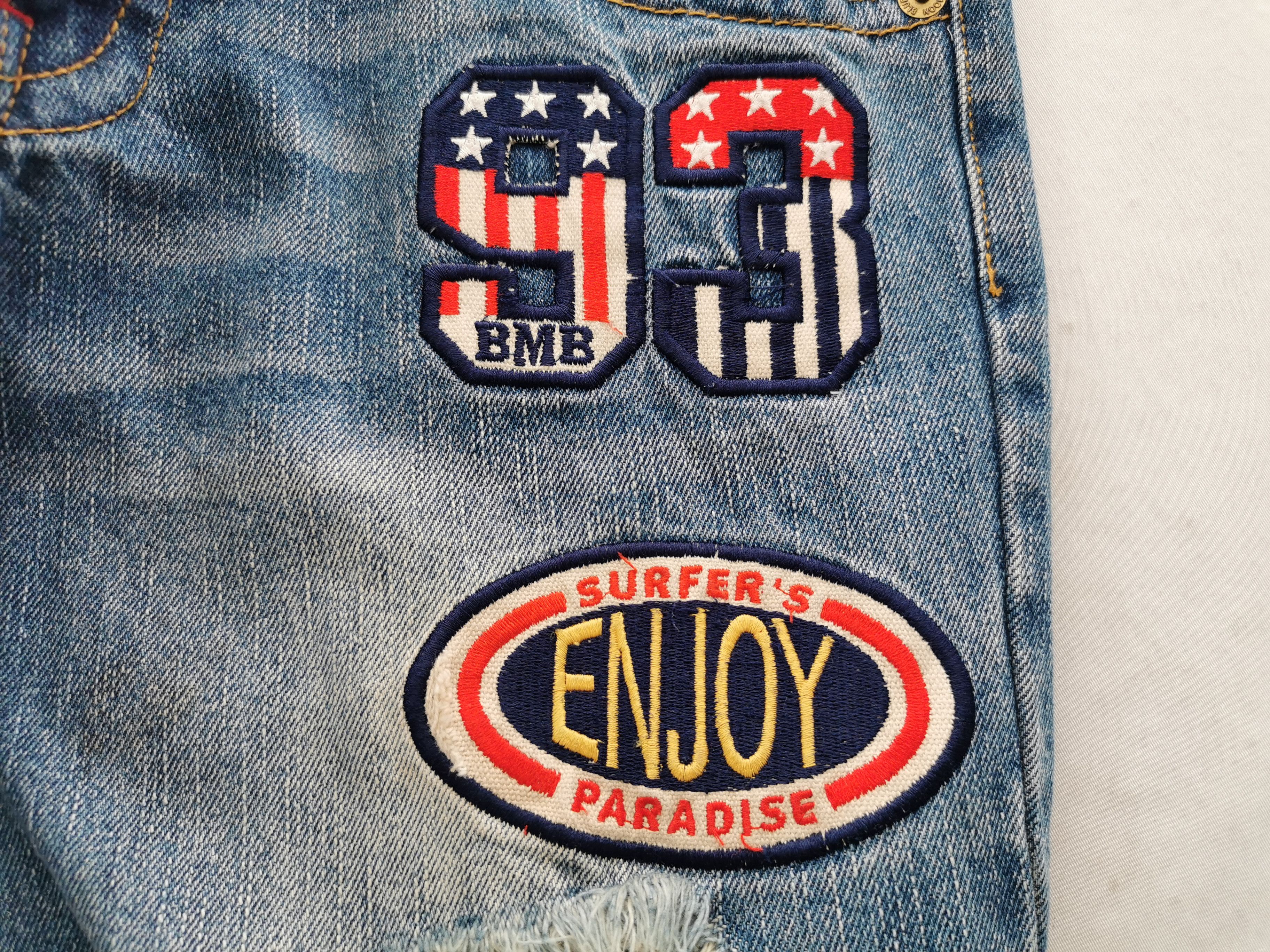 Vintage Vintage Blue Moon Patchwork Denim Jeans Waist 35 Size US 35 - 7 Thumbnail