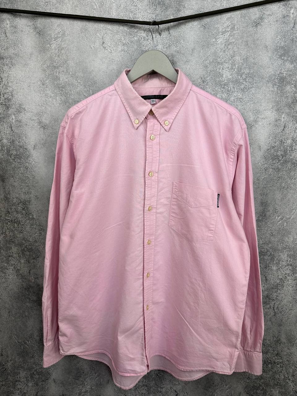 Valentino Vintage Valentino Jeans Pink Shirt Oxford Button-Down LS Size US XXL / EU 58 / 5 - 1 Thumbnail