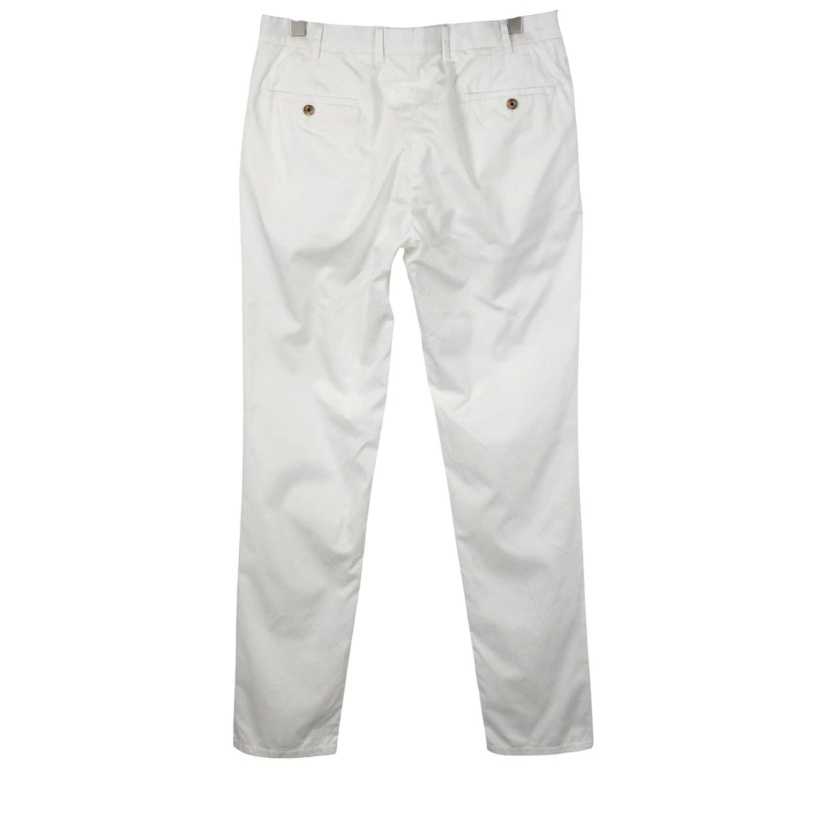Suitsupply Suitsupply Porto Trousers Men UK 36 Chino Pockets White Zip Fly Size US 36 / EU 52 - 2 Thumbnail