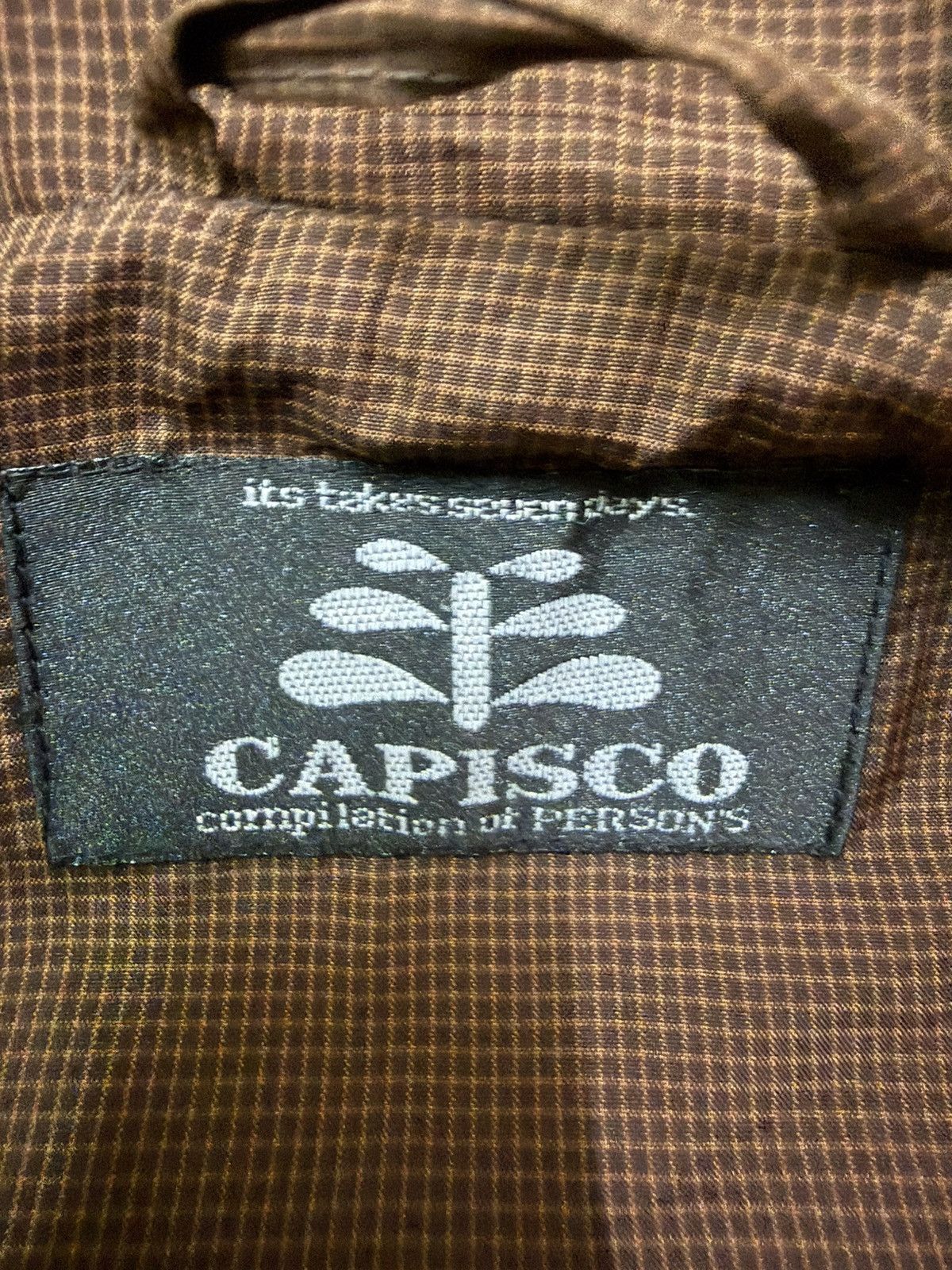 Japanese Brand VINTAGE CAPISCO CHEKERED WINDBREKAER JACKET HOODIE Size US S / EU 44-46 / 1 - 10 Thumbnail
