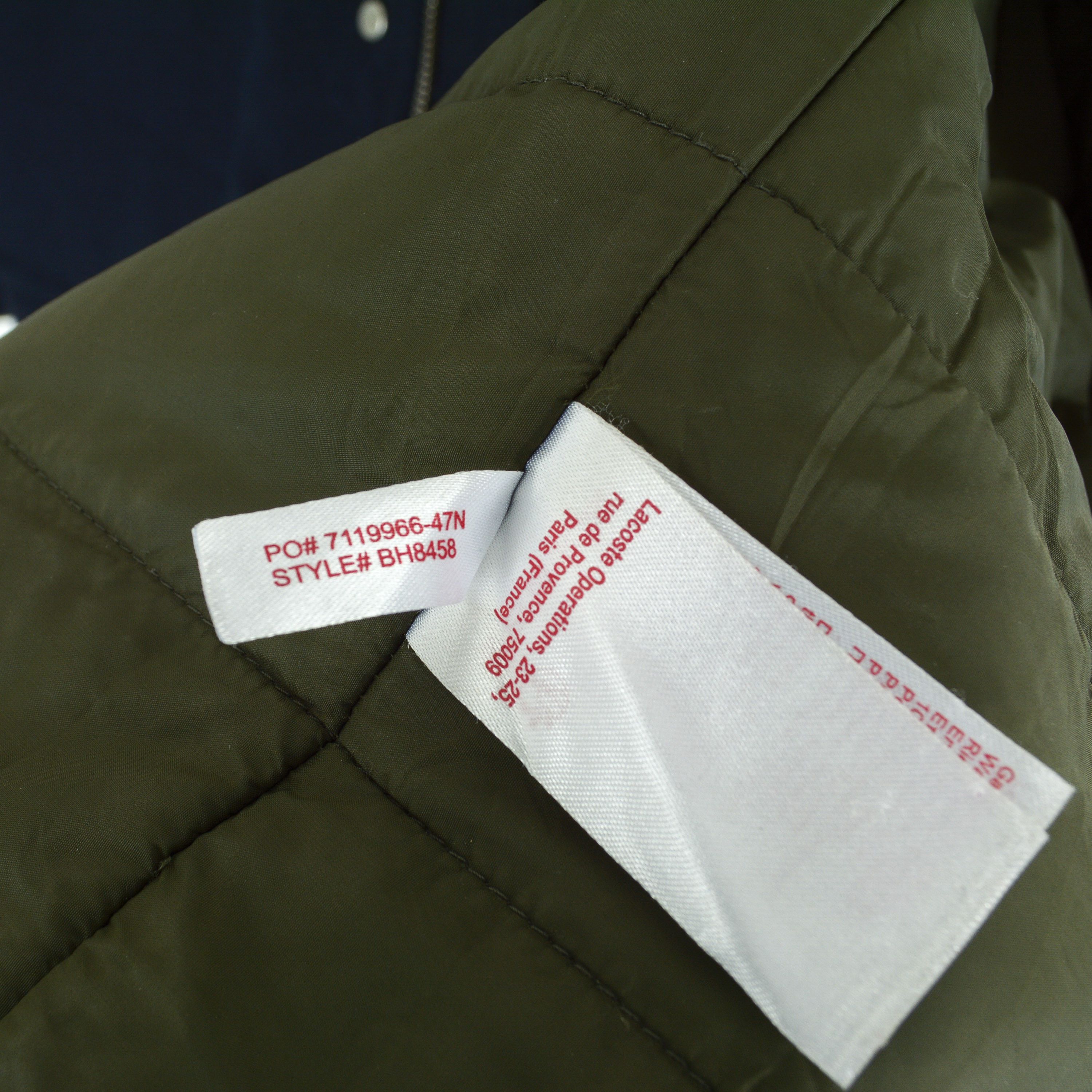 Lacoste L!VE Men XS Wool Jacket Over Coat Hooded Insulated Parka Size US XS / EU 42 / 0 - 2 Thumbnail