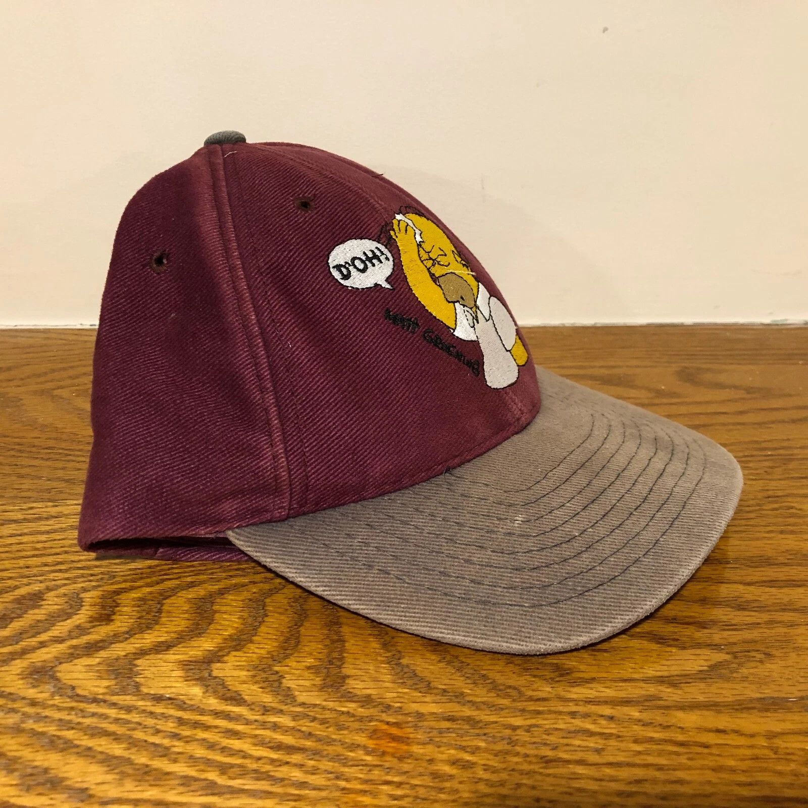 The Simpsons 1995 Vintage Homer D'OH! Snapback Baseball Cap Size ONE SIZE - 6 Thumbnail