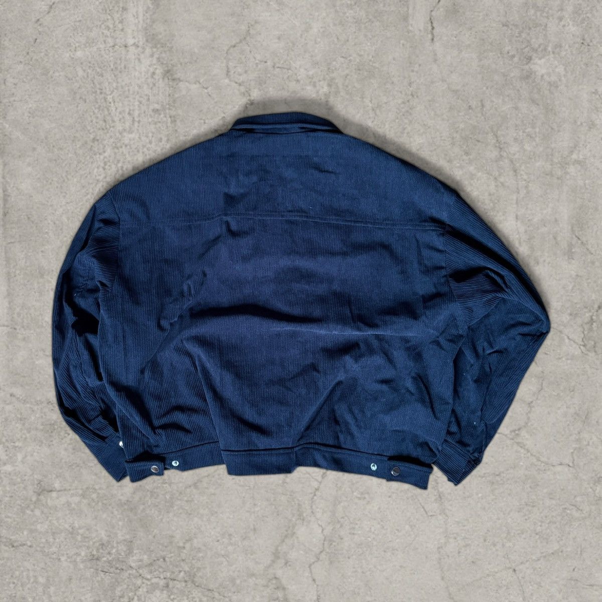 Japanese Brand Cool corduroy military jacket in black with clasps. Size L Size US L / EU 52-54 / 3 - 4 Thumbnail