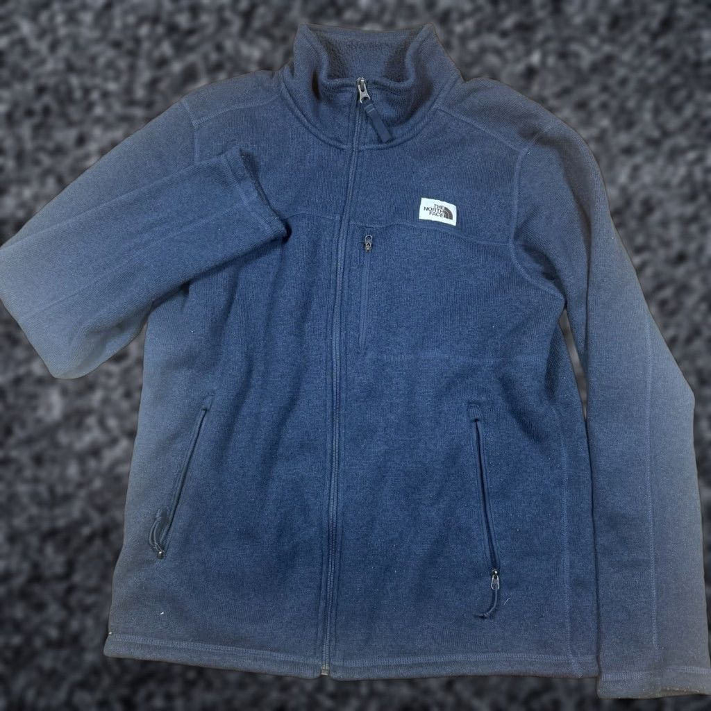 The North Face The North Face Gordon Lyons Full Zip Jacket Mens Medium Brown Label Navy Blue Brown Full Zip Jacket Mens M Size US M / EU 48-50 / 2 - 1 Thumbnail