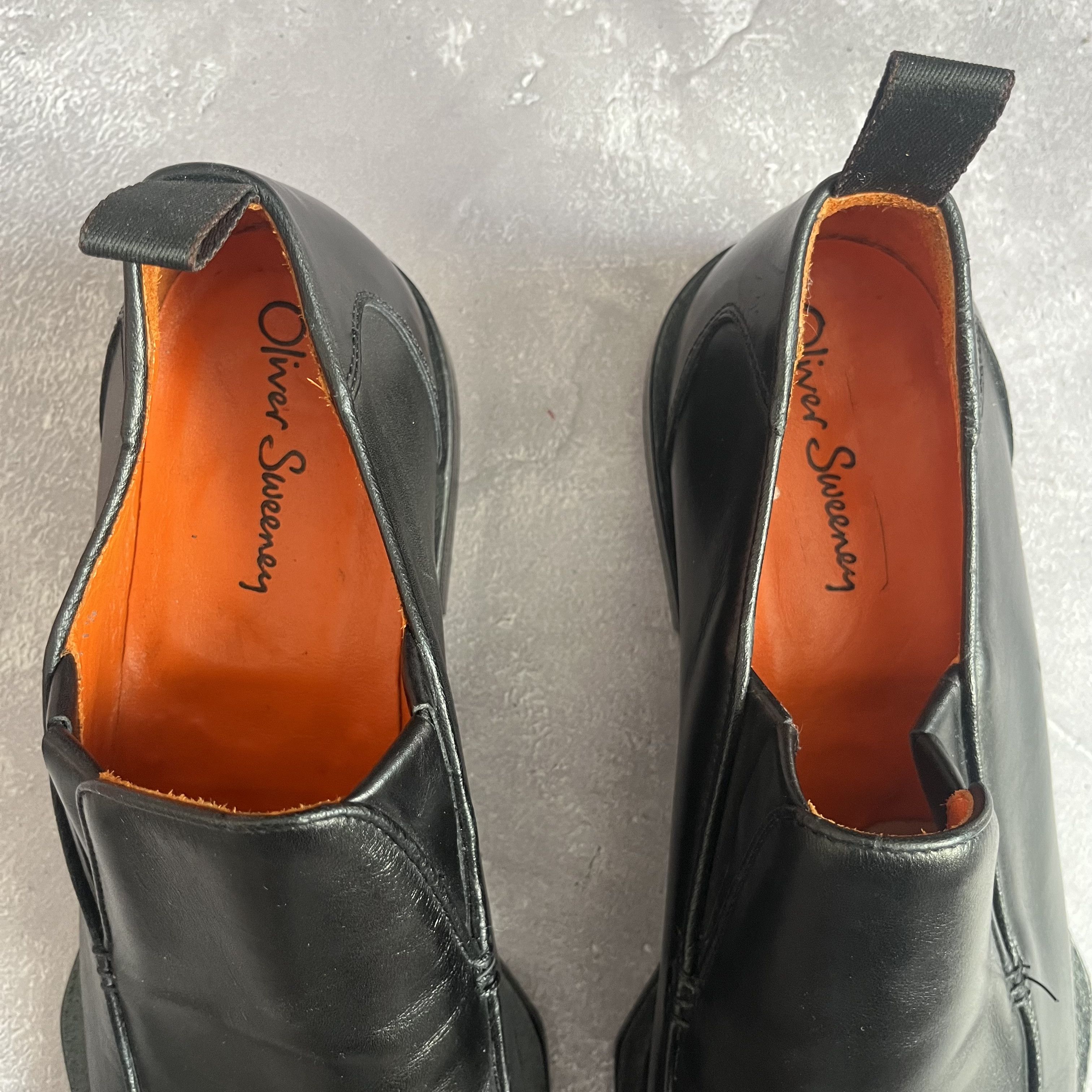 Oliver Sweeney Oliver Sweeney Stella Tan Black Leather Slip On Shoes Mens Size US 12.5 / EU 45-46 - 6 Thumbnail