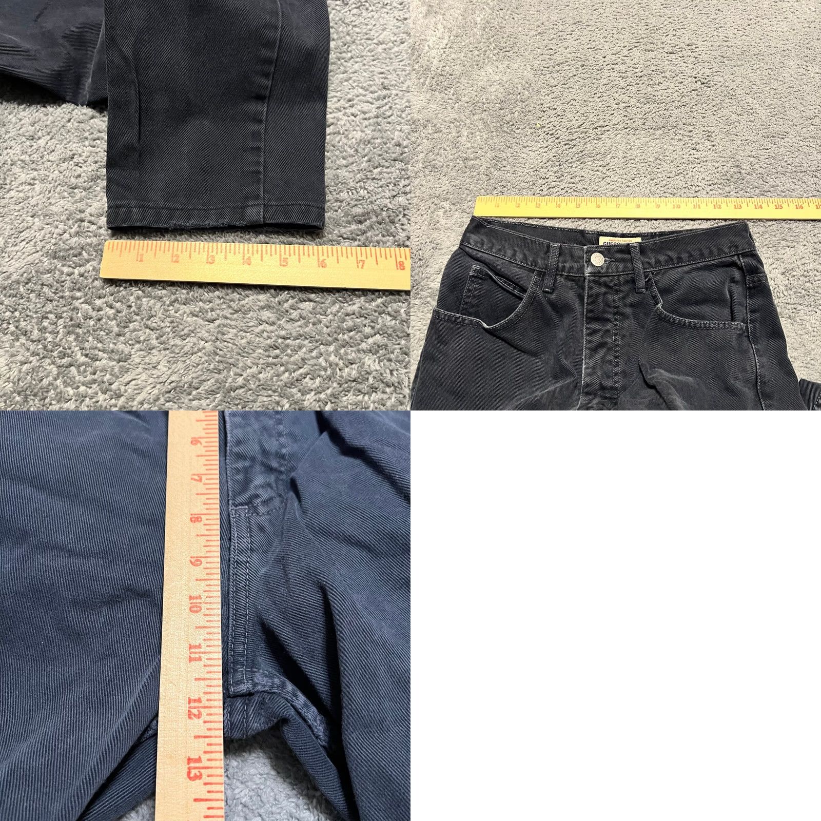 Guess VINTAGE Guess Jeans Mens 29 Blue Chino Denim USA Made Pants High Rise TAPERED Mens 29 Blue Chino Denim USA Made Pants High Rise 26x27 Size US 29 - 8 Thumbnail