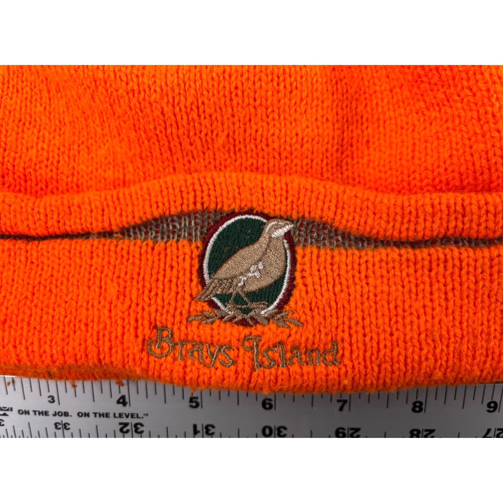 Port Authority Port Authority Beanie Adult One Size Orange Acrylic Knit Embroidered Island Hunting Size ONE SIZE - 2 Thumbnail
