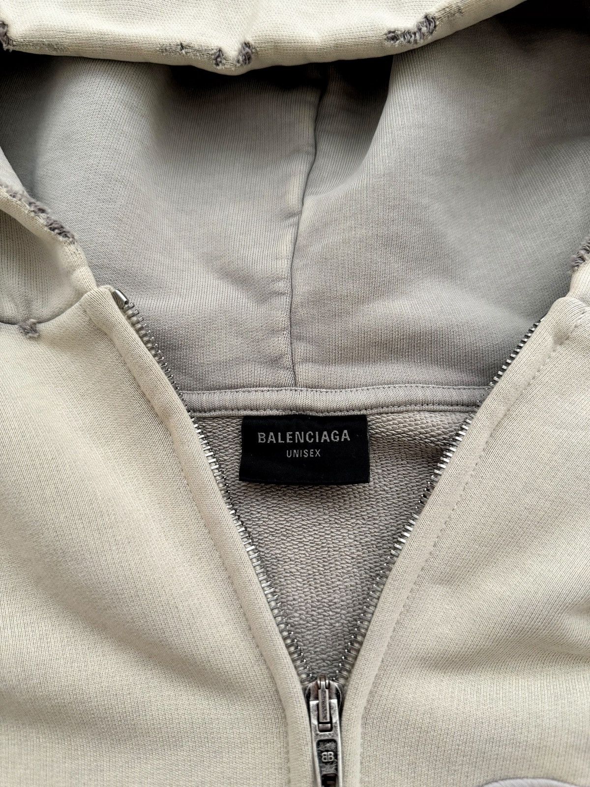 Balenciaga 2024 “Y2K” Sharpie Tattoo Tribal Crop Hoodie Size US XL / EU 56 / 4 - 6 Thumbnail
