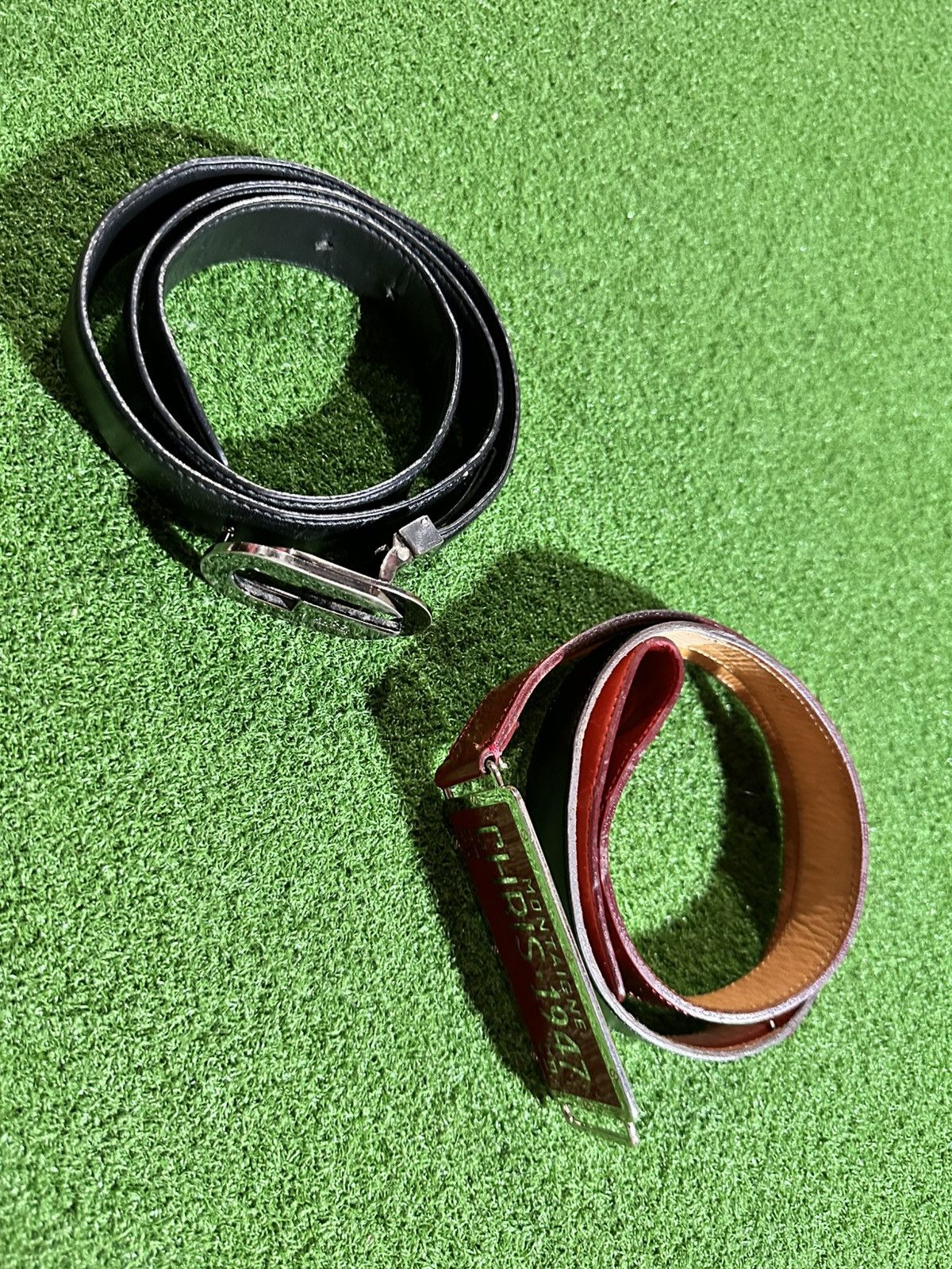 Gucci Vintage Gucci GG leather belt Size 32 - 9 Thumbnail