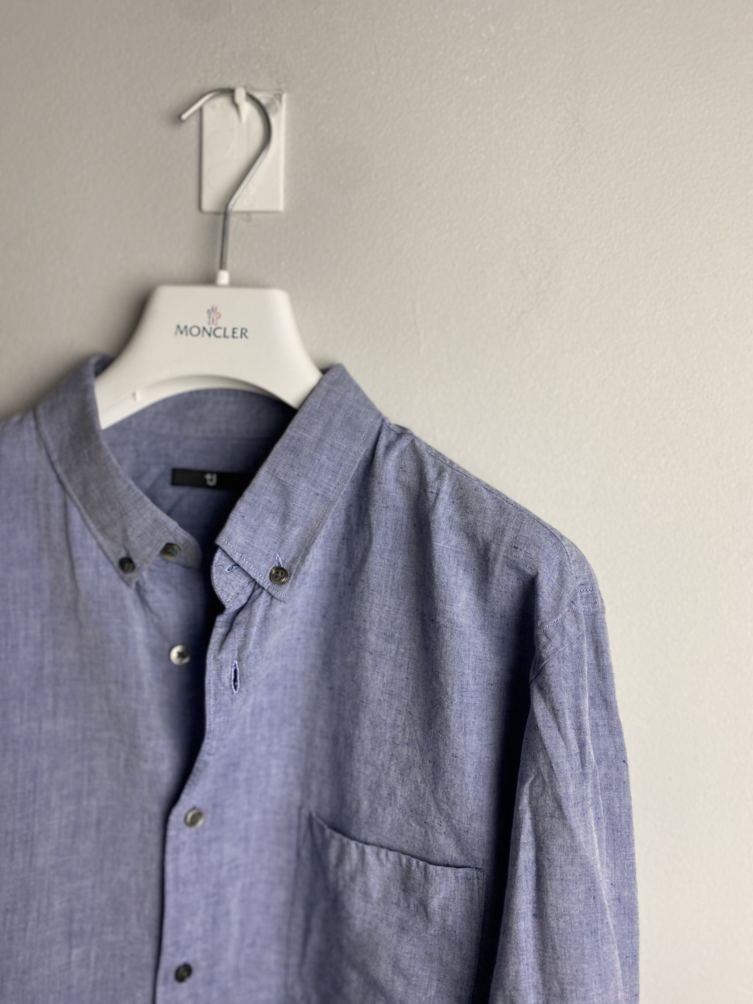 Jil Sander × Uniqlo J+ Uniqlo Jil Sander cotton linen shirt casual Size US L / EU 52-54 / 3 - 2 Thumbnail