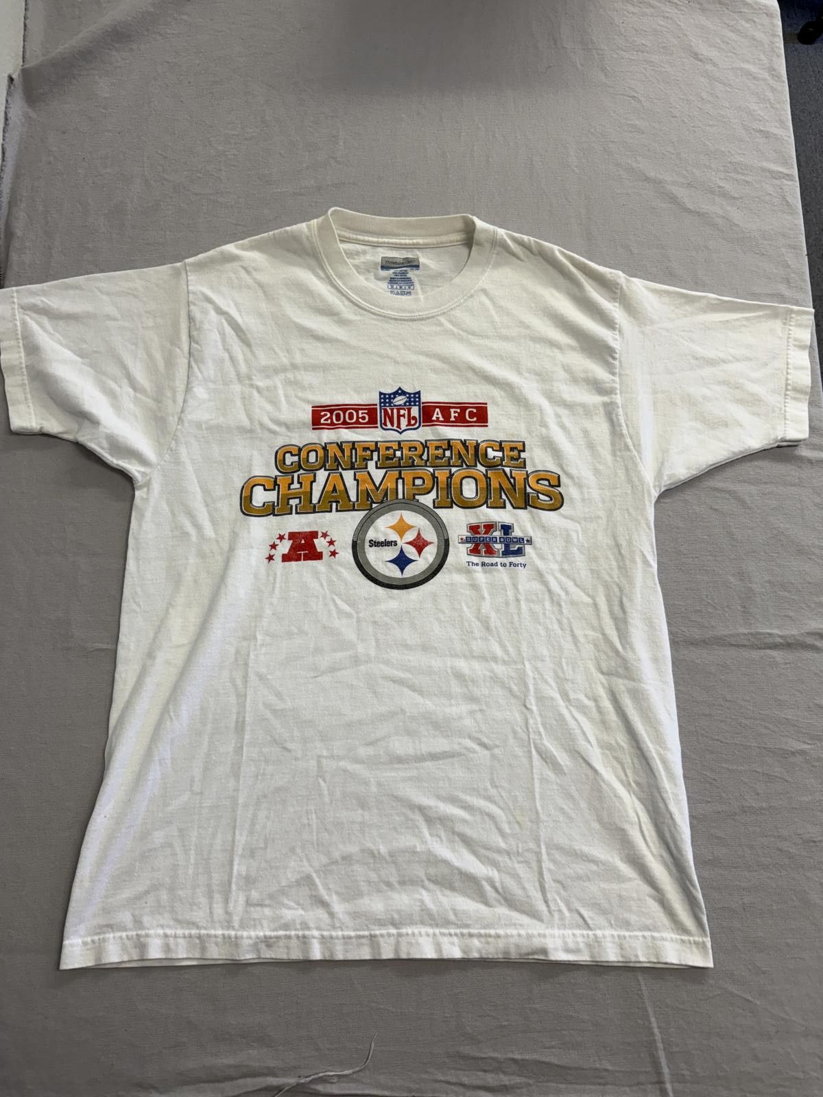 Reebok Vintage NFL Steelers T-shirt 2005 AFC Conference Champions Size US M / EU 48-50 / 2 - 1 Thumbnail