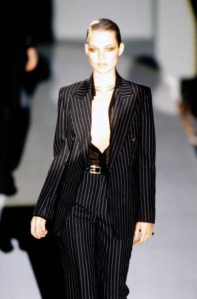 Gucci Gucci - Tom Ford - Fall 1996 - Sheer Silk with Epaulettes Size S / US 4 / IT 40 - 25 Thumbnail