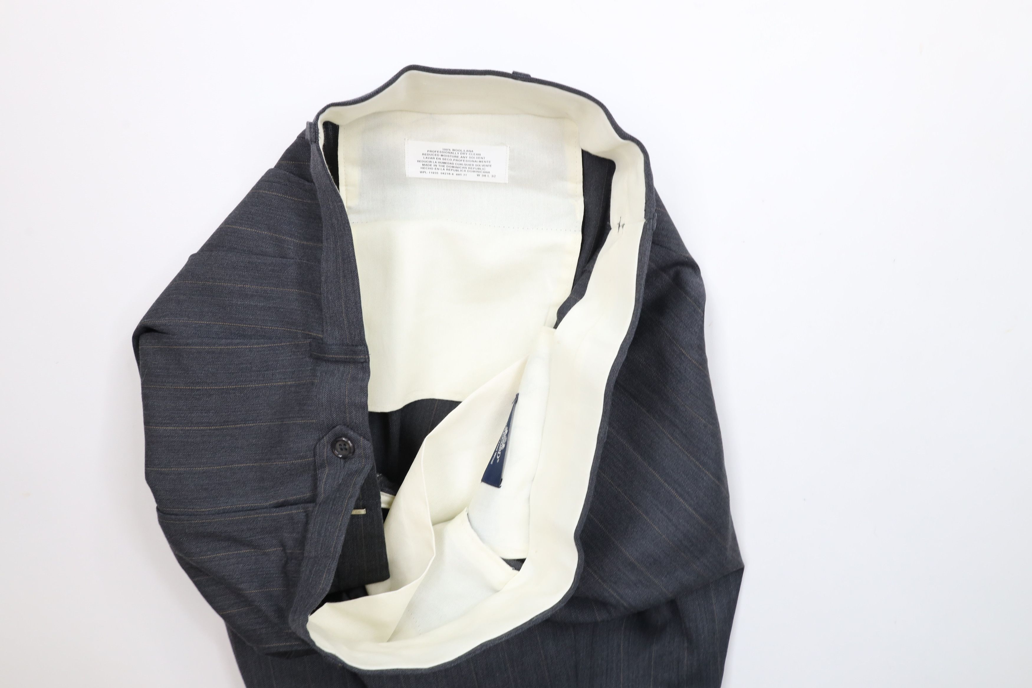 Vintage Vintage 90s Streetwear Worsted Wool Wide Leg Chino Pants Size US 38 / EU 54 - 10 Thumbnail