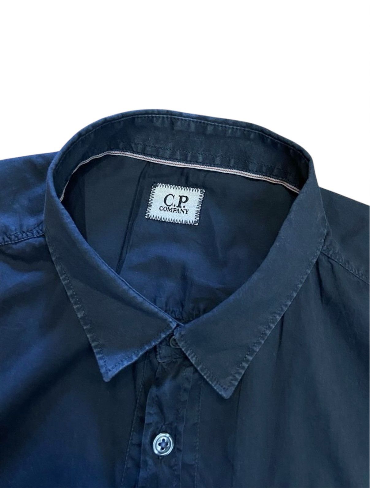 C.P. Company C.P. Company Short Sleeve Shirt Blue Made in Japan Size L Size US L / EU 52-54 / 3 - 2 Thumbnail