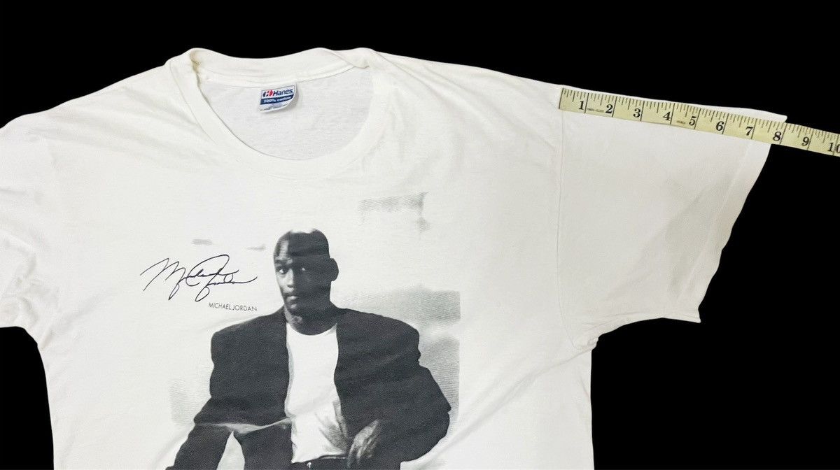 Vintage VINTAGE MICHALE JORDAN 90s x HANES x RARE Size US XL / EU 56 / 4 - 4 Thumbnail