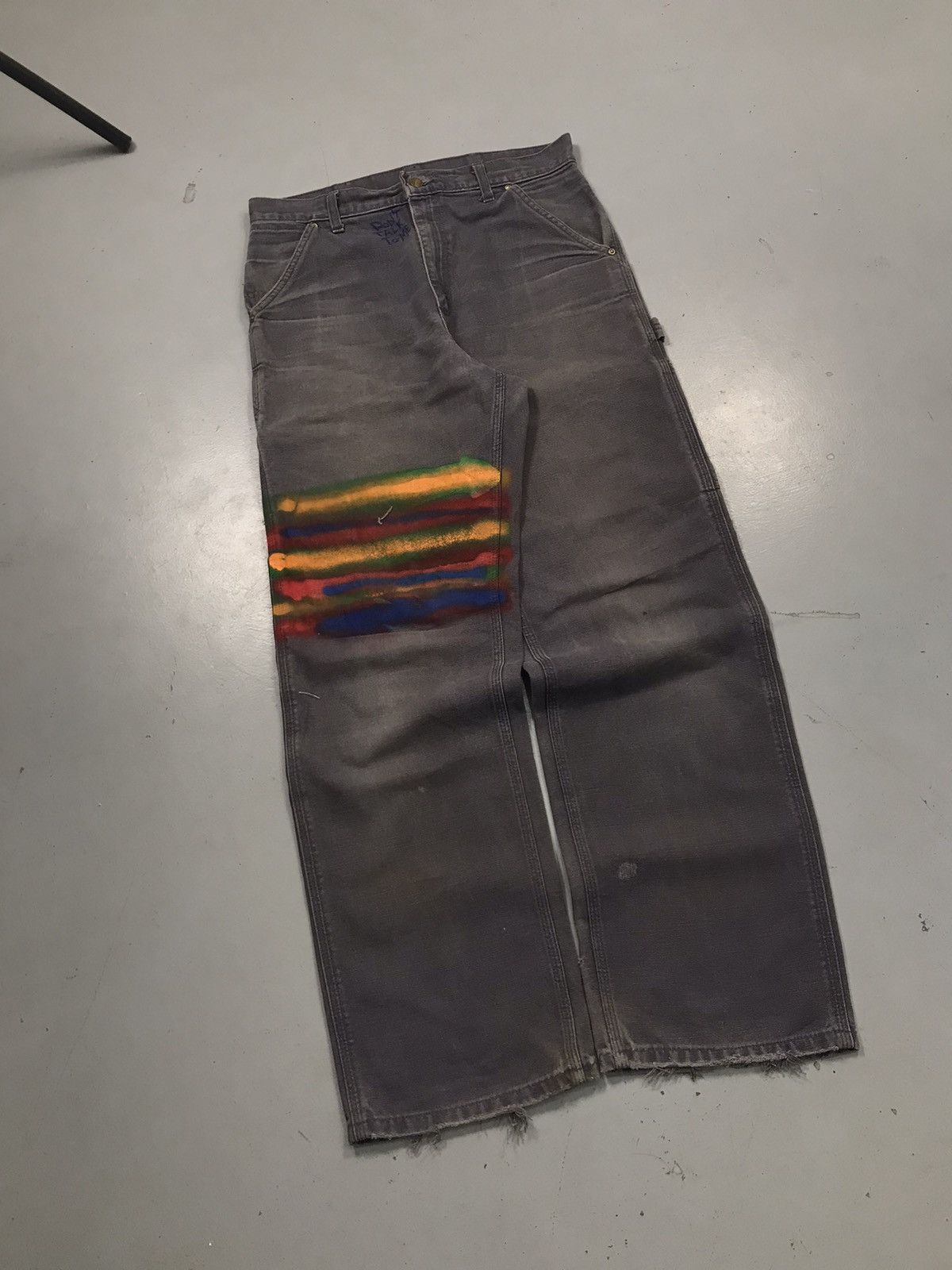 Carhartt Vintage Carhartt tan carpenter denim Size US 30 / EU 46 - 2 Thumbnail