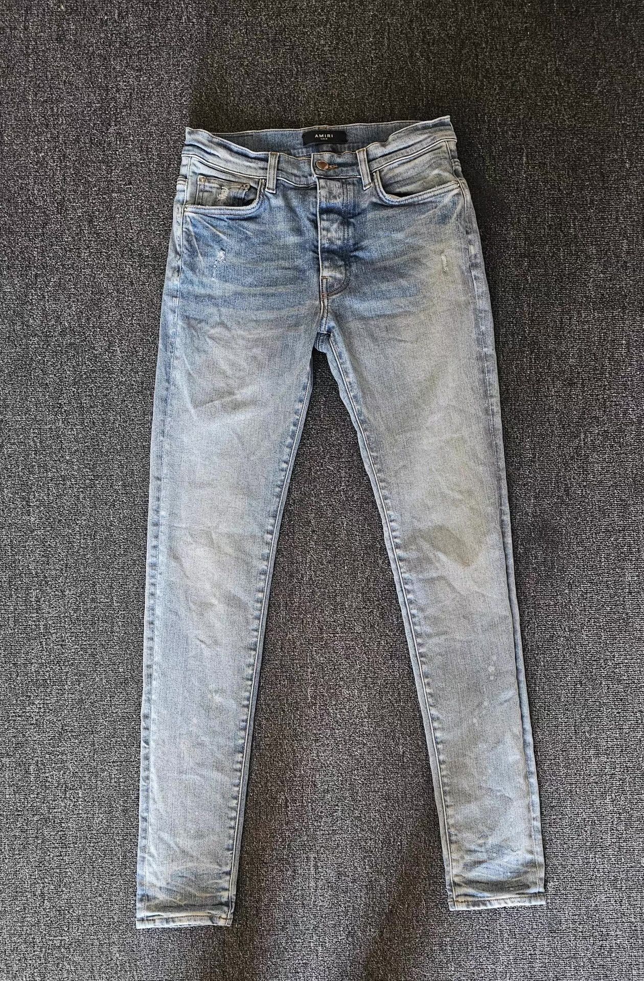 Amiri Blue Denim Jeans Size 34 Size US 34 / EU 50 - 1 Thumbnail