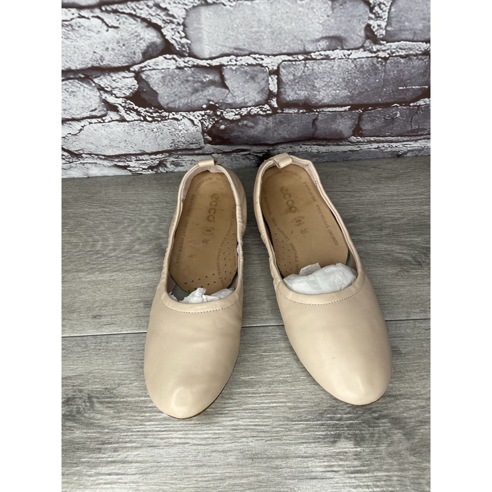 Other 1. State Skylar Ivory Leather Round Ballet Flats Shoes Women Size US 8.5 / IT 38.5 - 13 Thumbnail