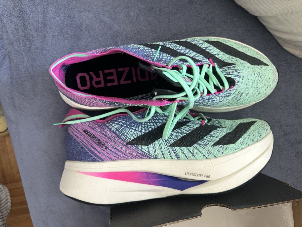 Adidas Adidas Adizero Prime X Strung Running Shoes HQ3781 Men's 12 Size US 12 / EU 45 - 3 Thumbnail