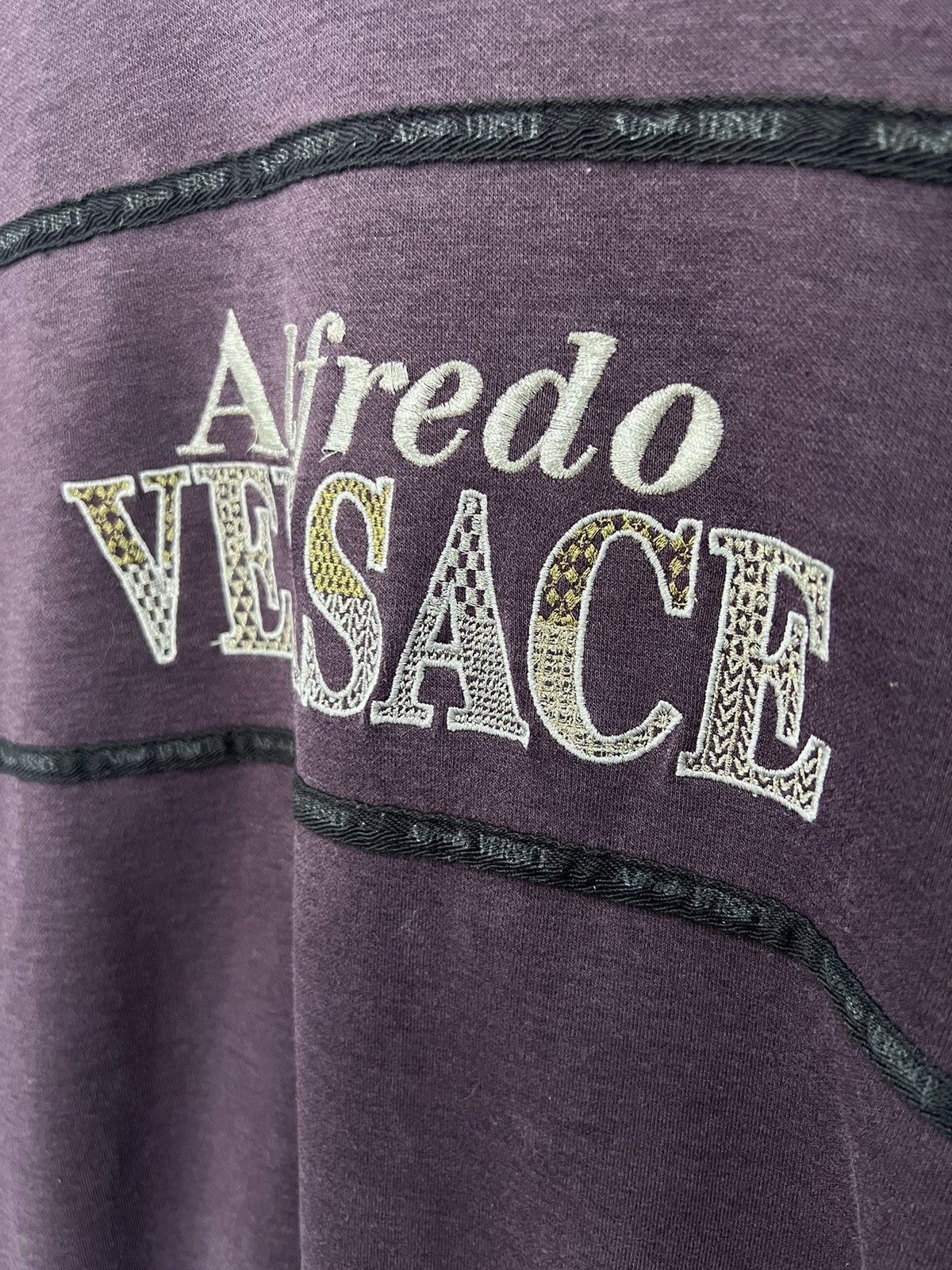 Vintage 🔥 Vintage Alfredo Versace Roundneck Sweatshirt - L Size US S / EU 44-46 / 1 - 4 Thumbnail