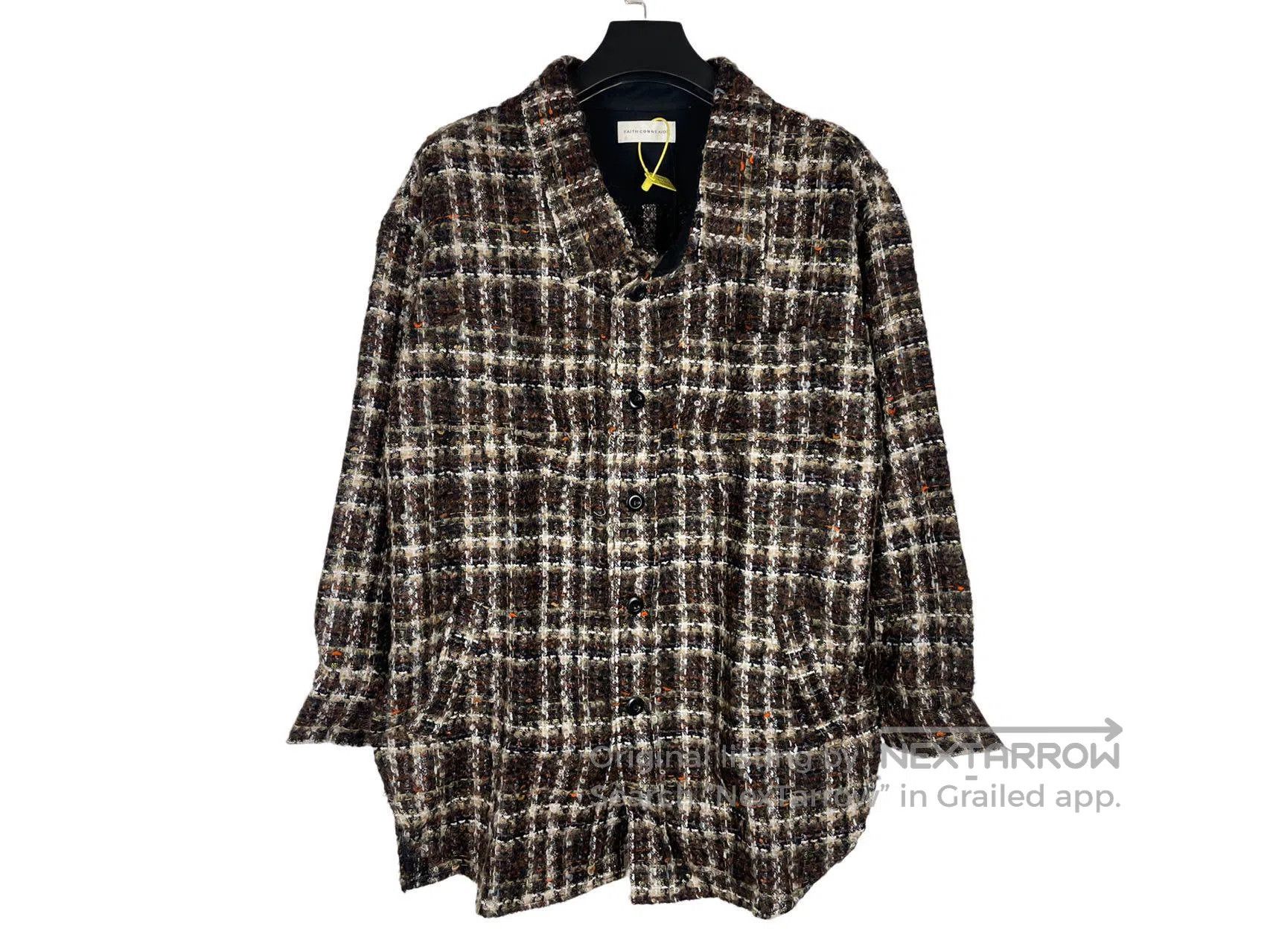 Faith Connexion Faith Connexion Woven Plaid Oversized Shirt Jacket Size US XS / EU 42 / 0 - 1 Thumbnail