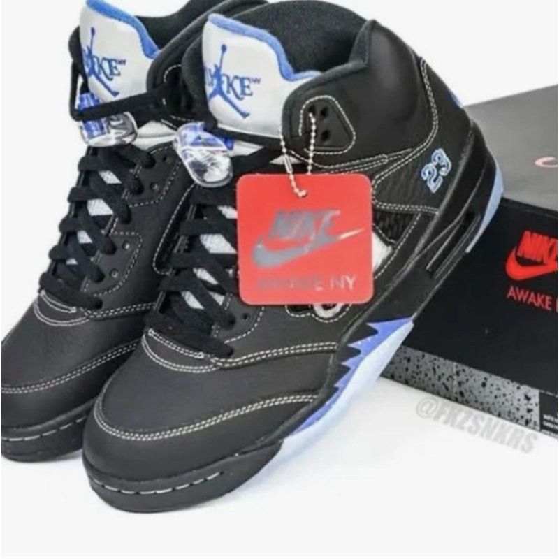 Nike Men's Awake Ny X Jordan 5 Black “racer Blue” 10.5 Size US 8.5 / EU 41-42 - 1 Thumbnail