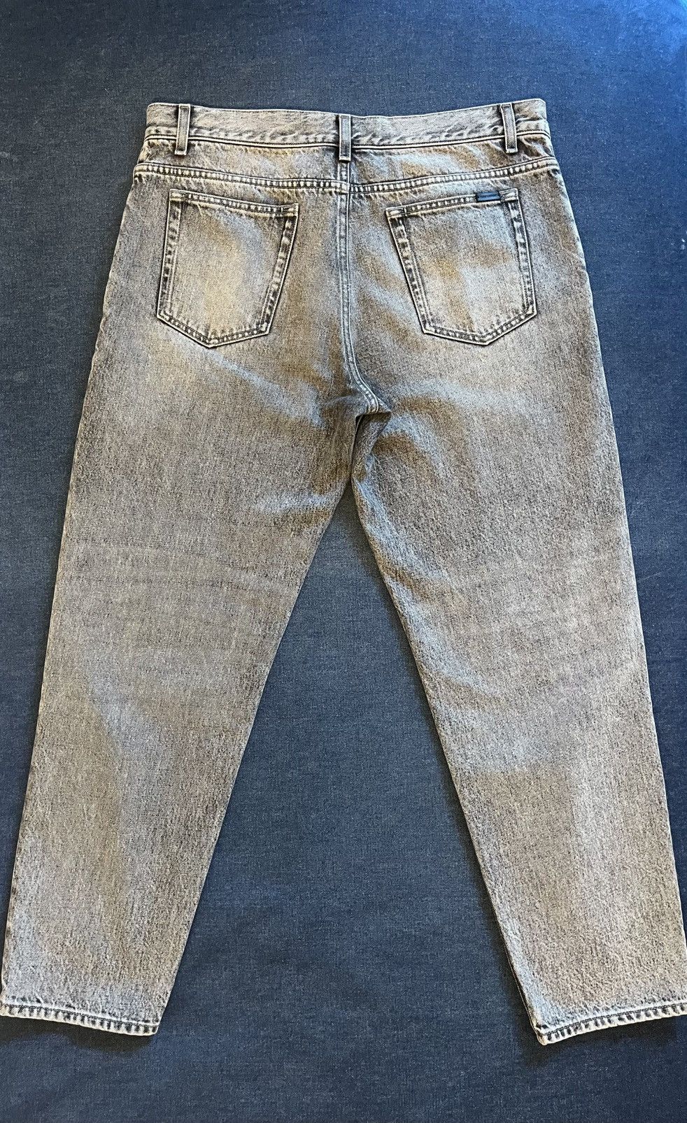 Saint Laurent Paris Saint Laurent Paris, Carrot Denim Pants in gray, D-26 34 Size US 34 / EU 50 - 2 Thumbnail
