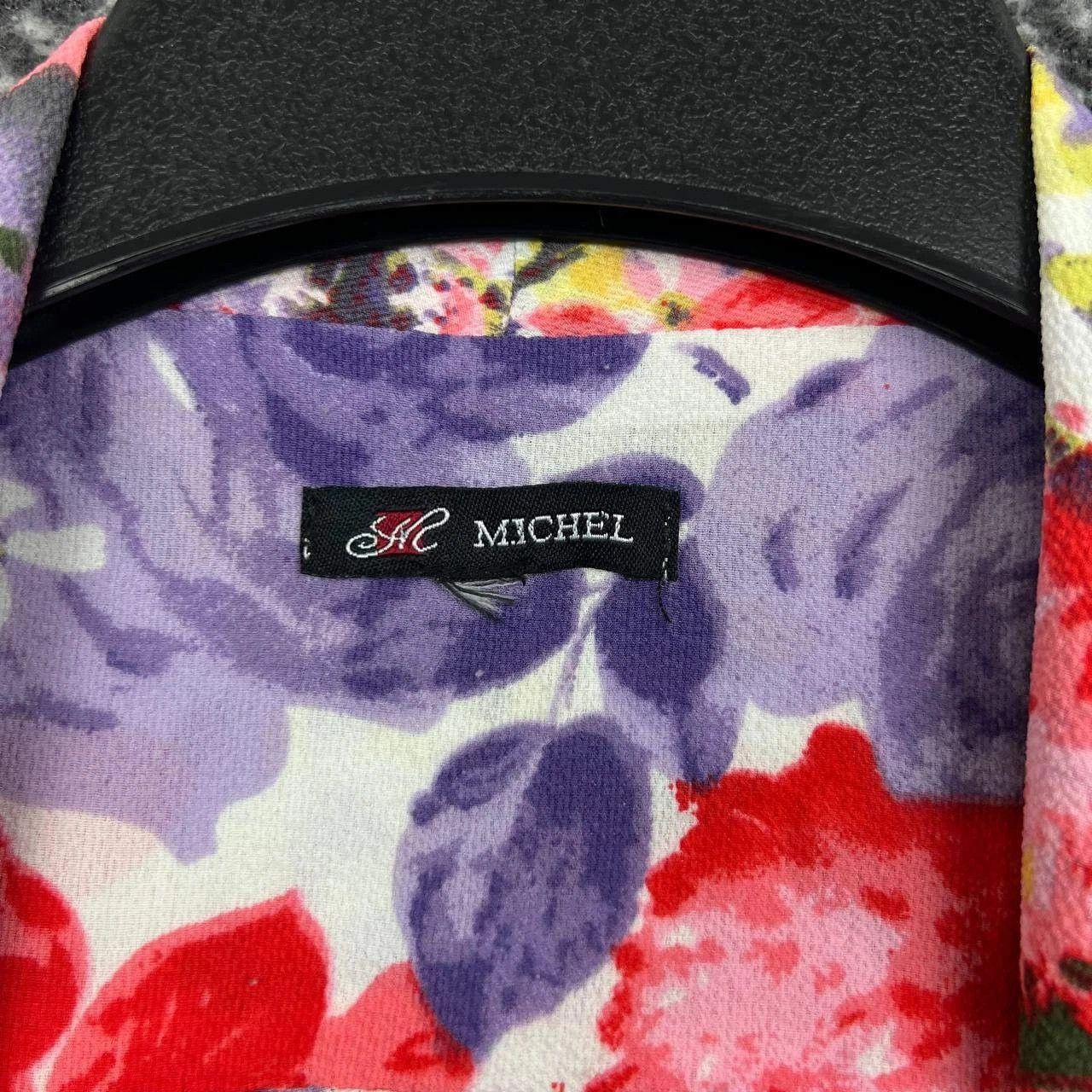 Other Michel Blazer Jacket Women Medium Floral Long Sleeve M Size M / US 6-8 / IT 42-44 - 2 Thumbnail